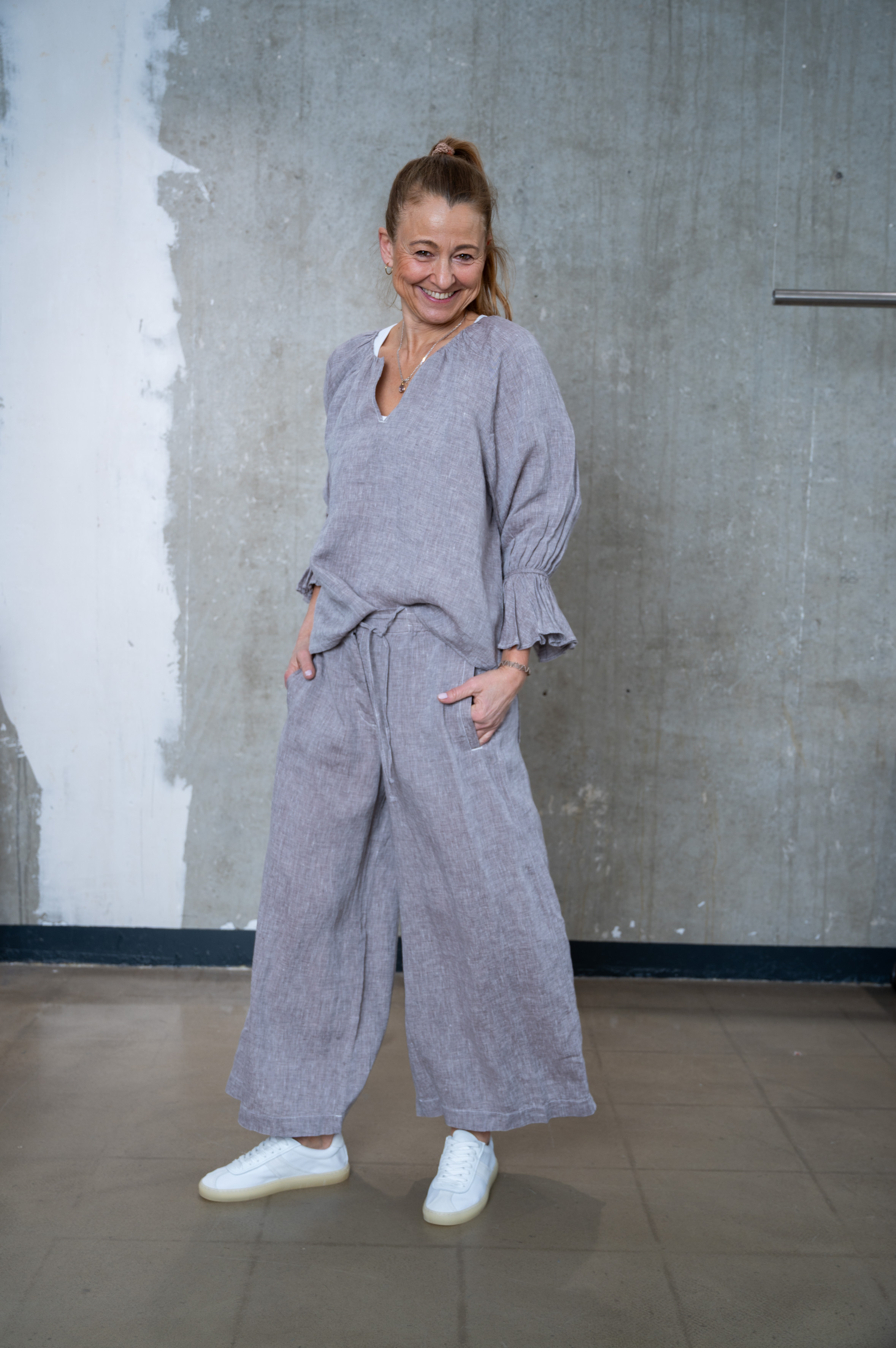 NARLI Leinen-Bluse in 4 Farben