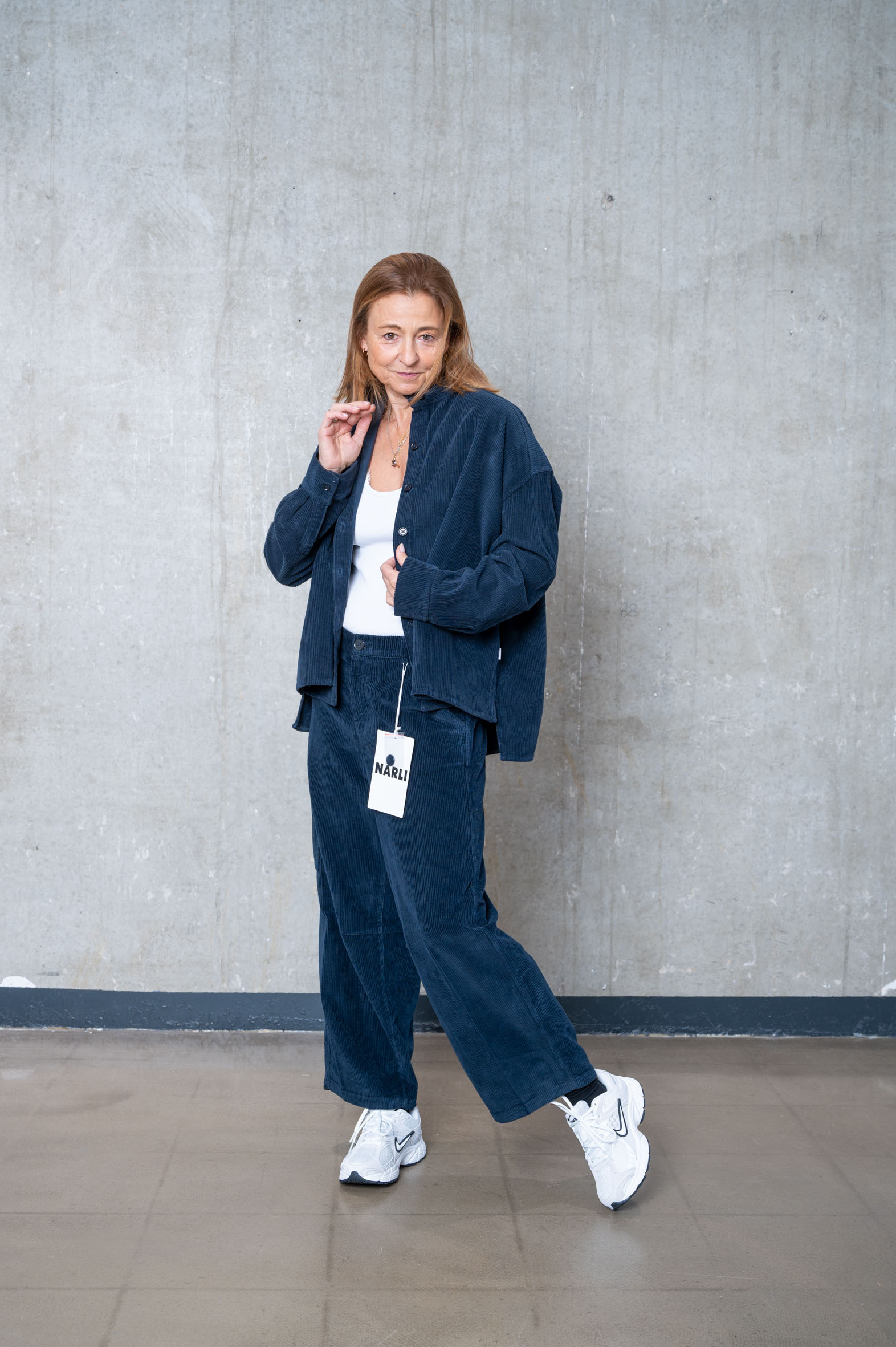 NARLI CARGO-Cord-Hose night & khaki 38-800 