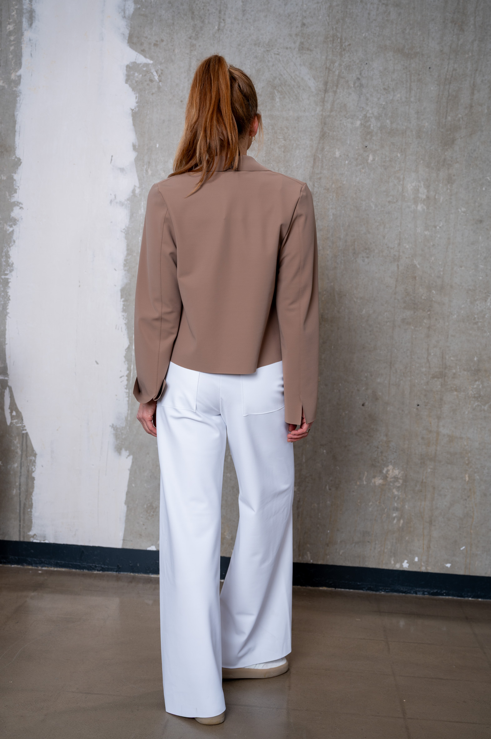 SASSENBACH_Style Hose Cordula kreide & weiss