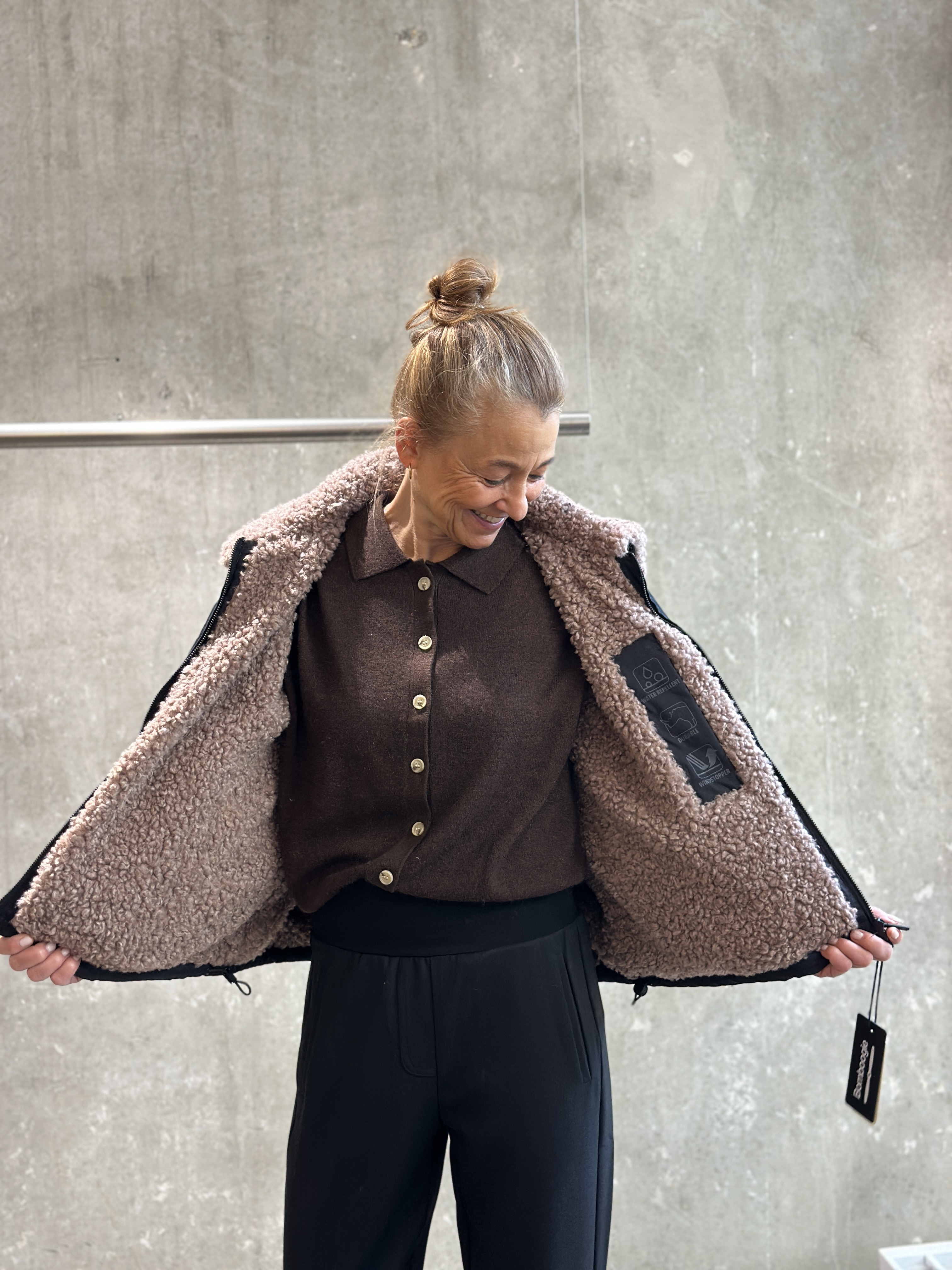 BOMBOOGIE Kurzfell-Jacke