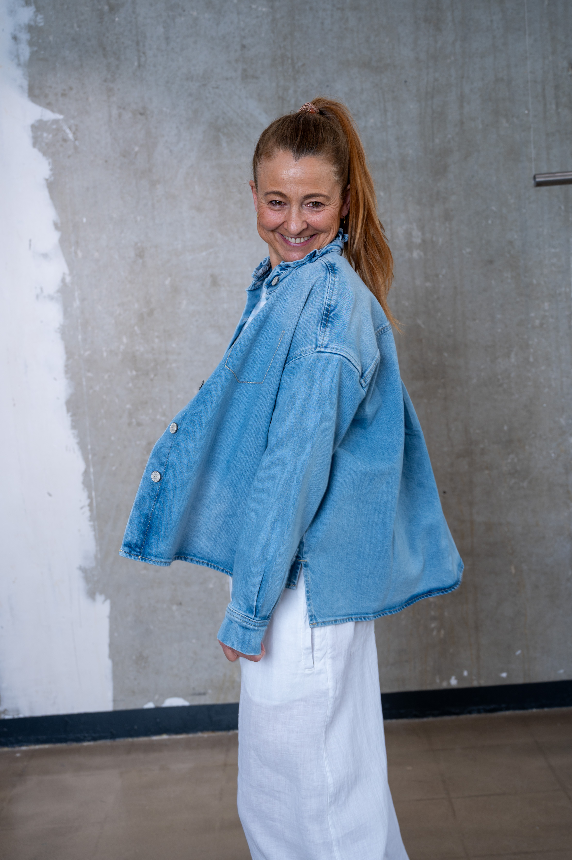 NARLI Jeanshemd-/jacke  blue