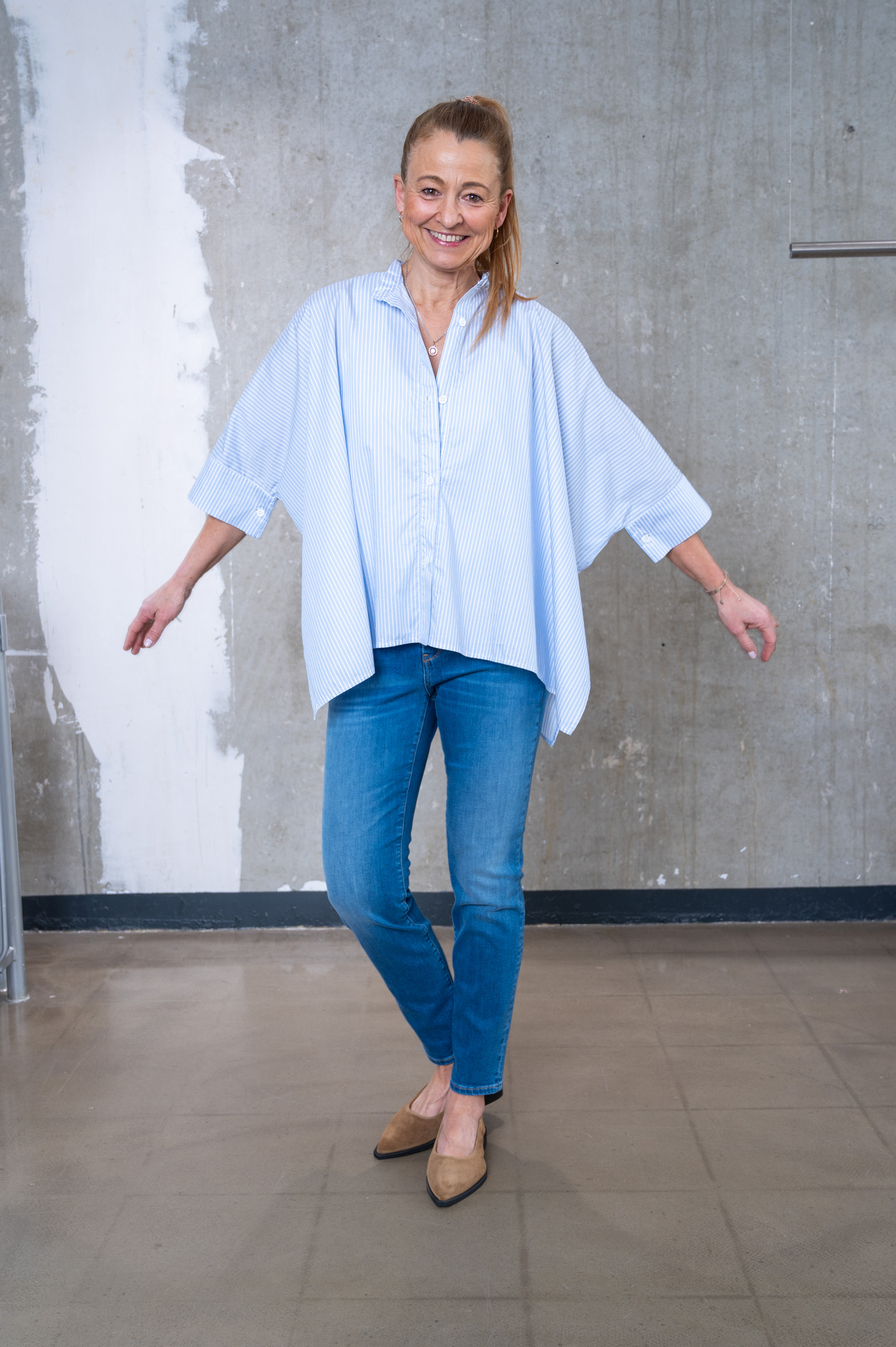 NARLI Bluse gestreift