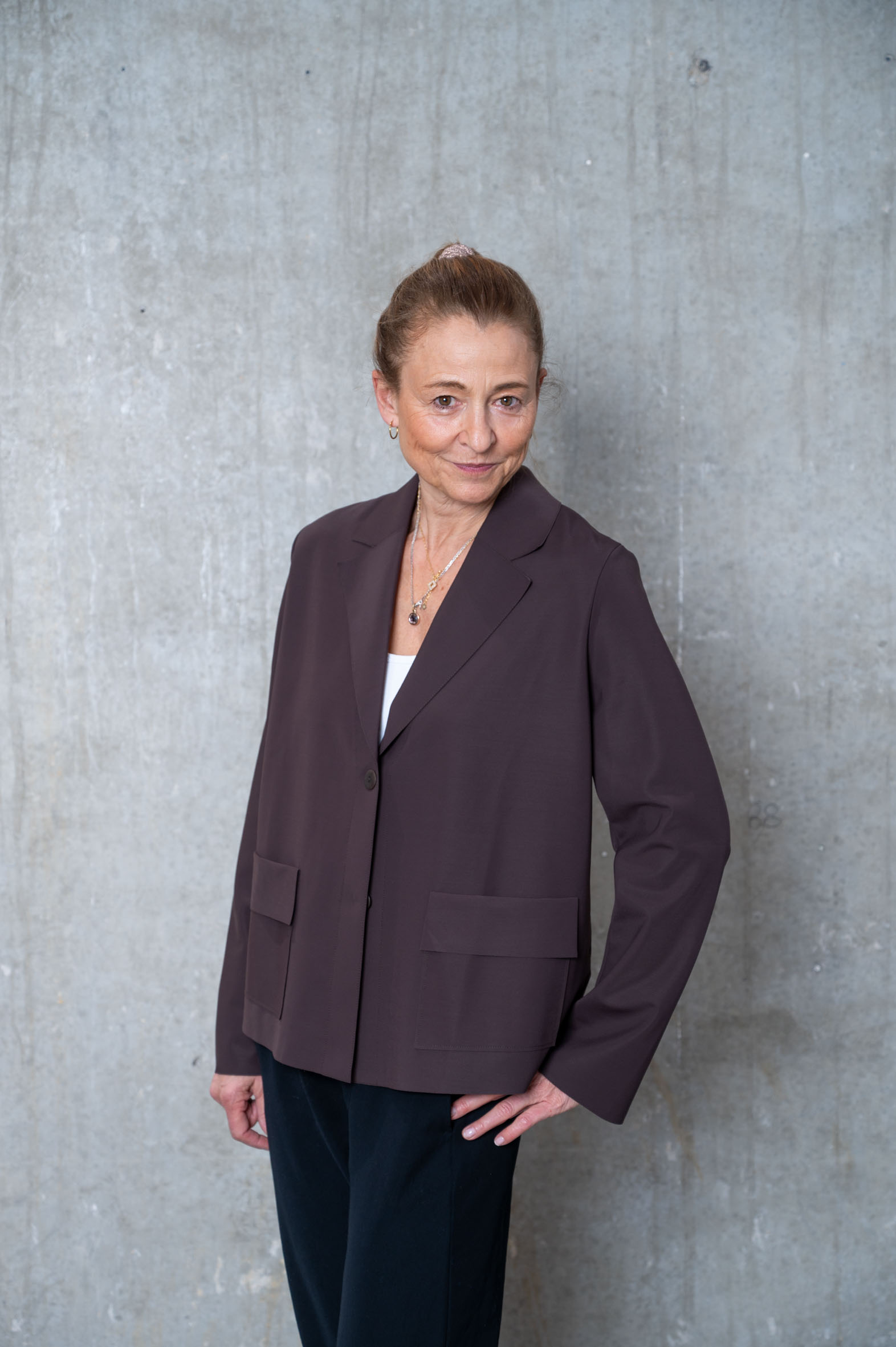 SASSENBACH_STYLE Jacke NORBERTA schoko & schwarz