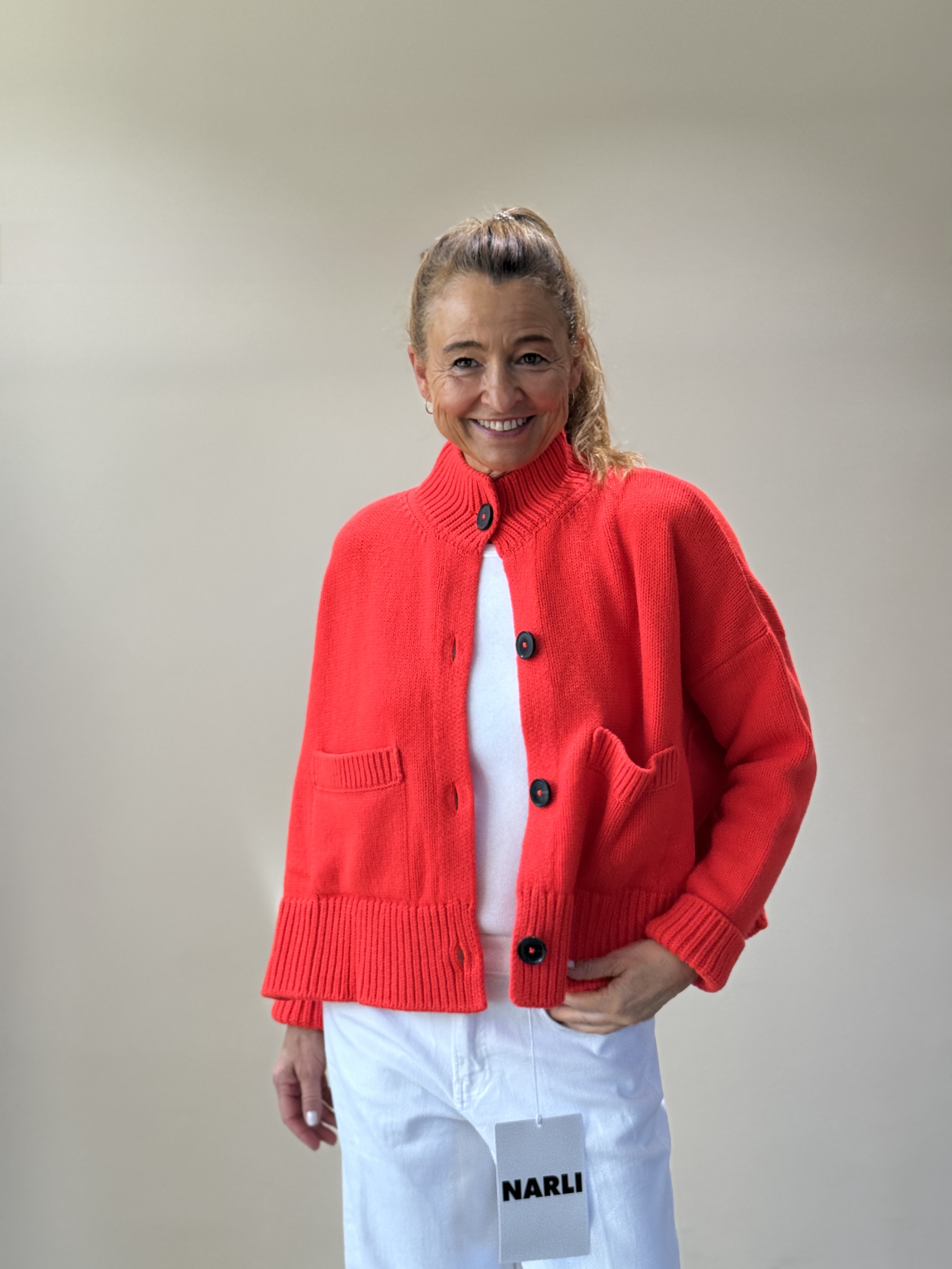 NARLI Cardigan FIRE & NIGHT