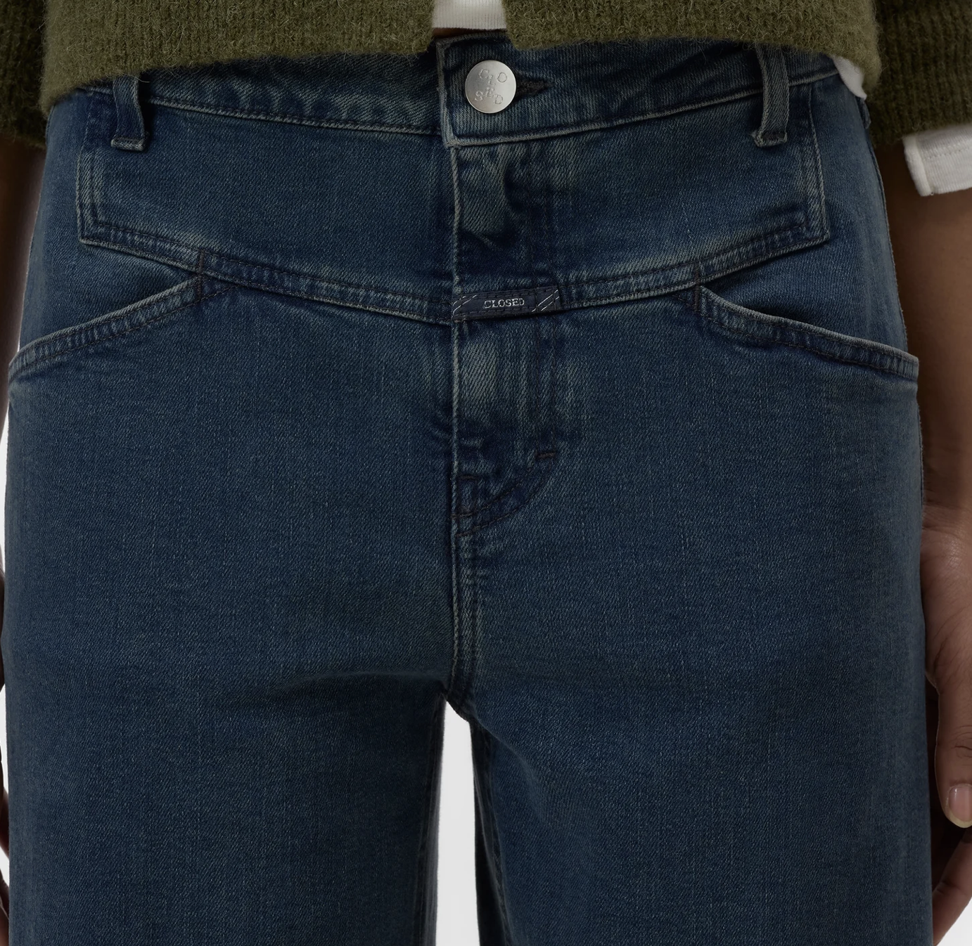 CLOSED Jeans STOVER-X grau und blue/black