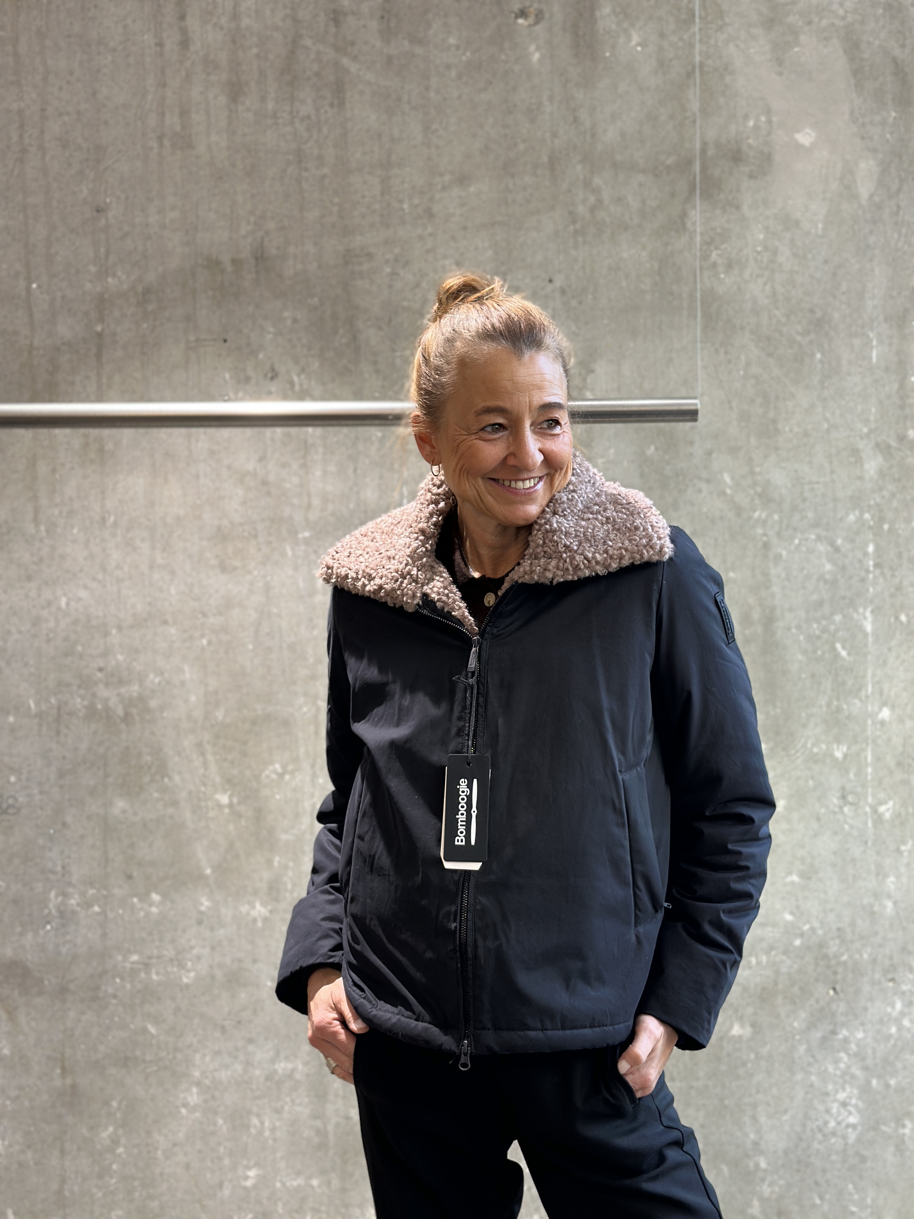 BOMBOOGIE Kurzfell-Jacke