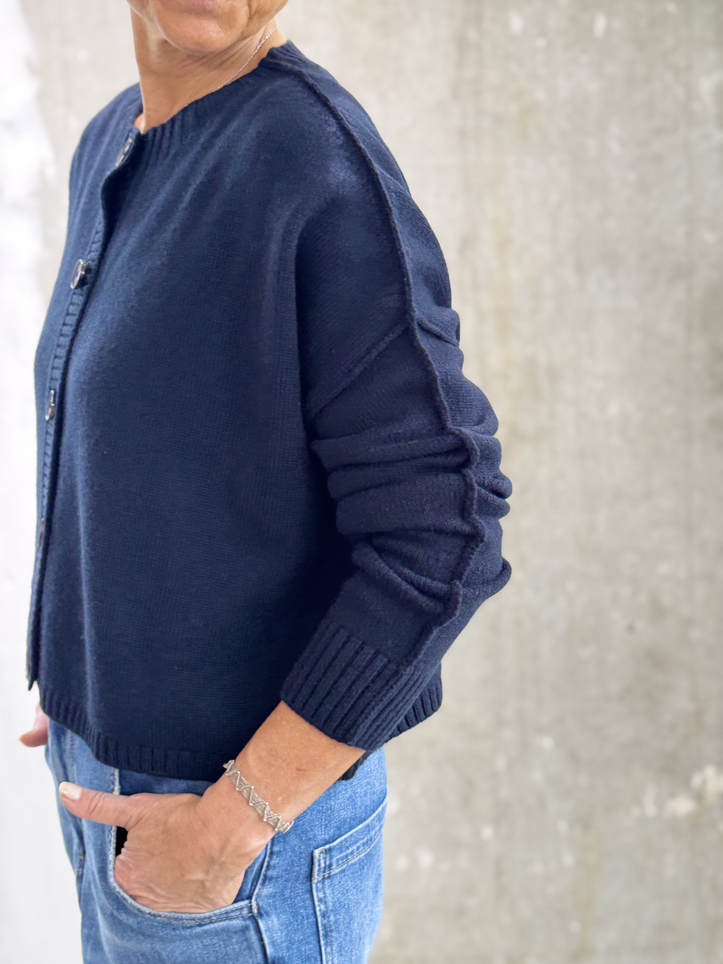 NARLI Cardigan night & mocha