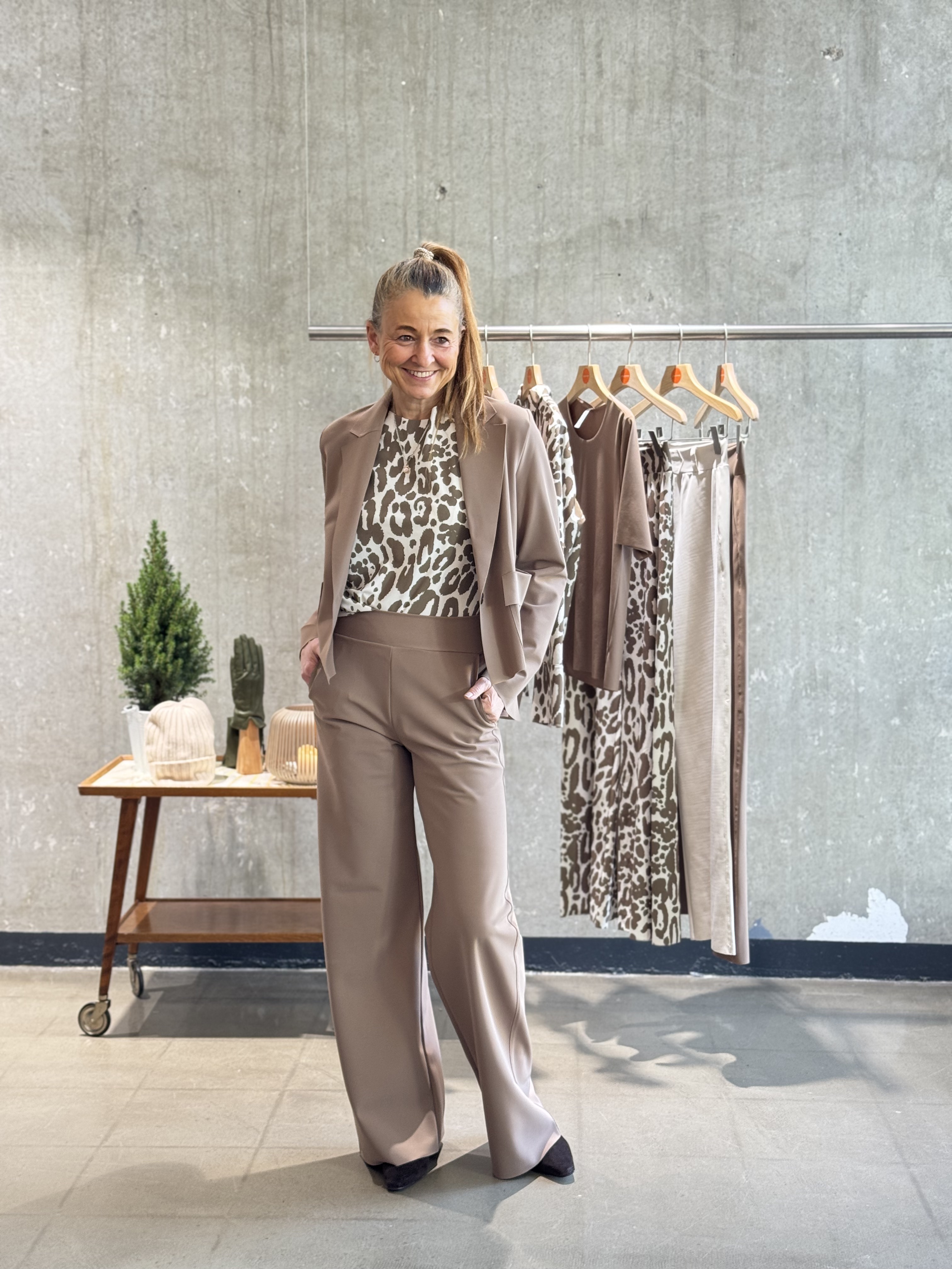 SASSENBACH STYLE  Hose Margot Cappuccino 