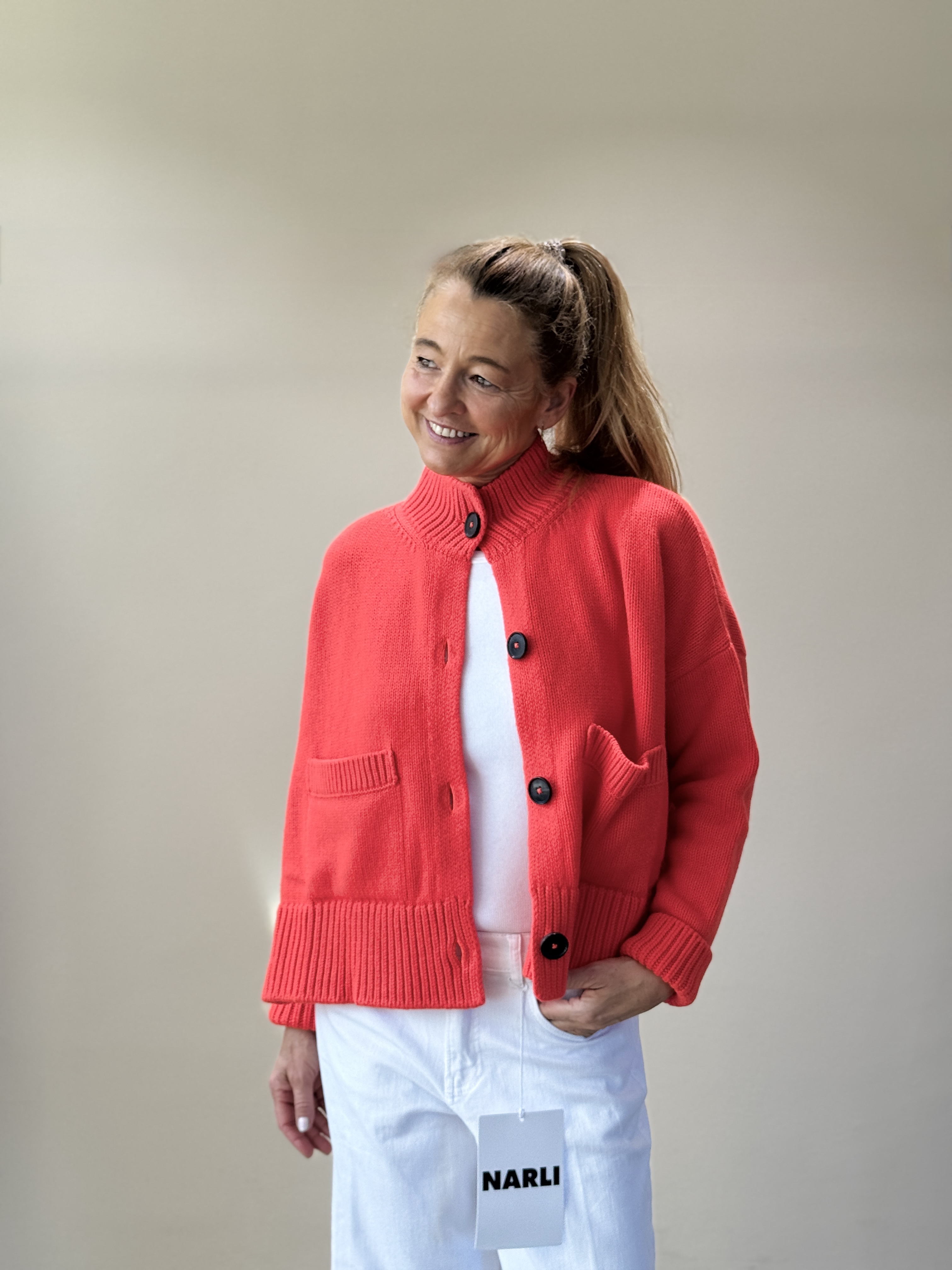 NARLI Cardigan FIRE & NIGHT