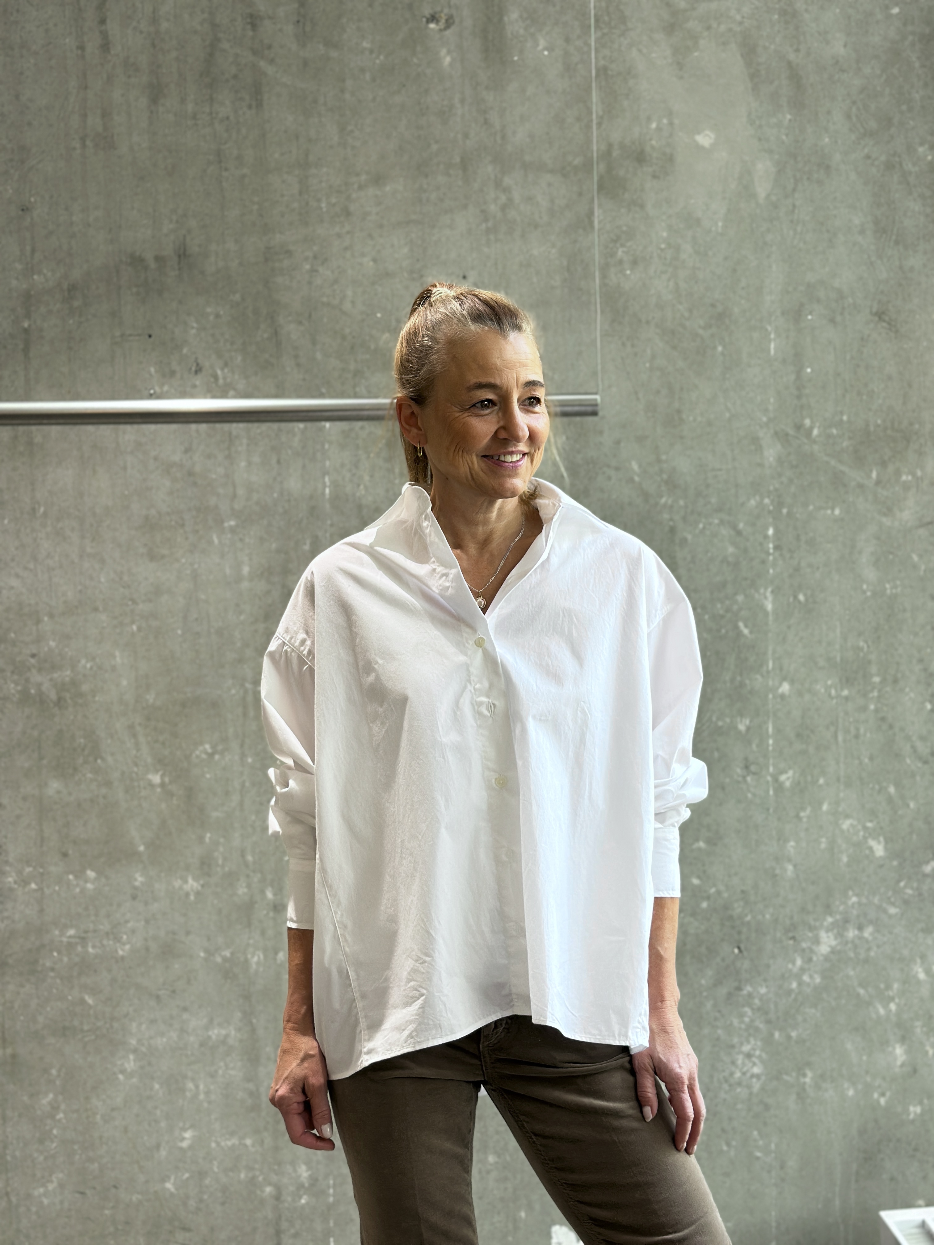 CLOSED Oversize Bluse weiss