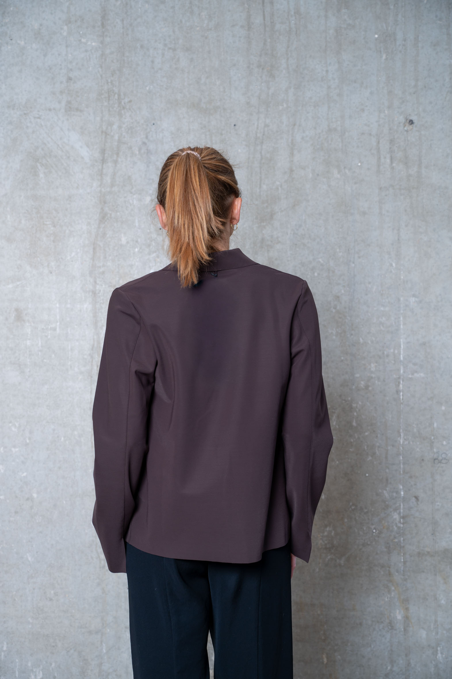 SASSENBACH_STYLE Jacke NORBERTA schoko & schwarz
