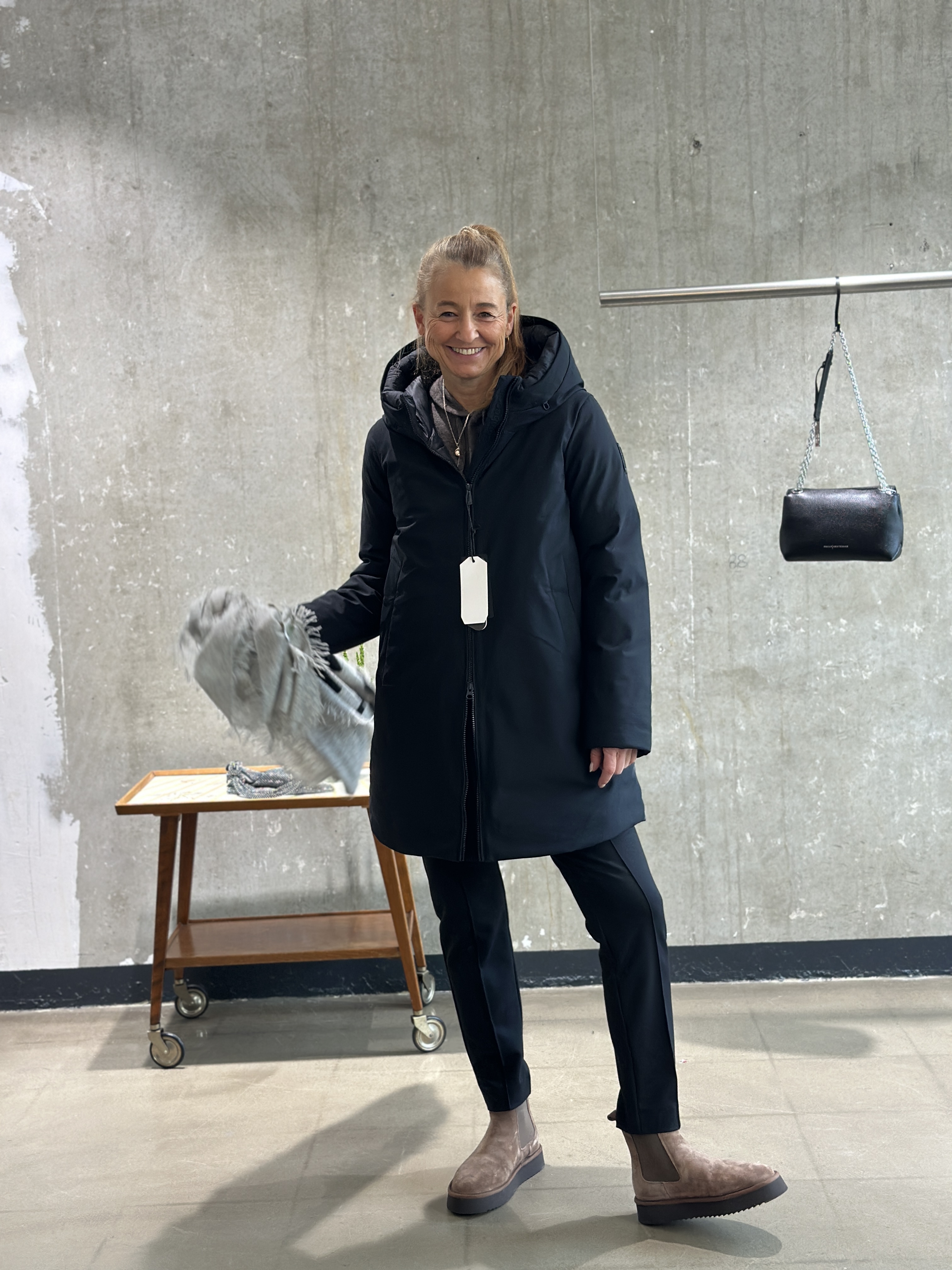 BOMBOOGIE  Daunenmantel mit Kapuze 