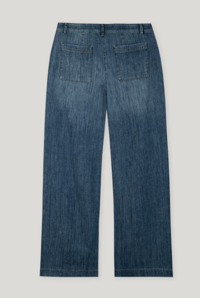 LUISA CERANO Jeans mit Bundfalte