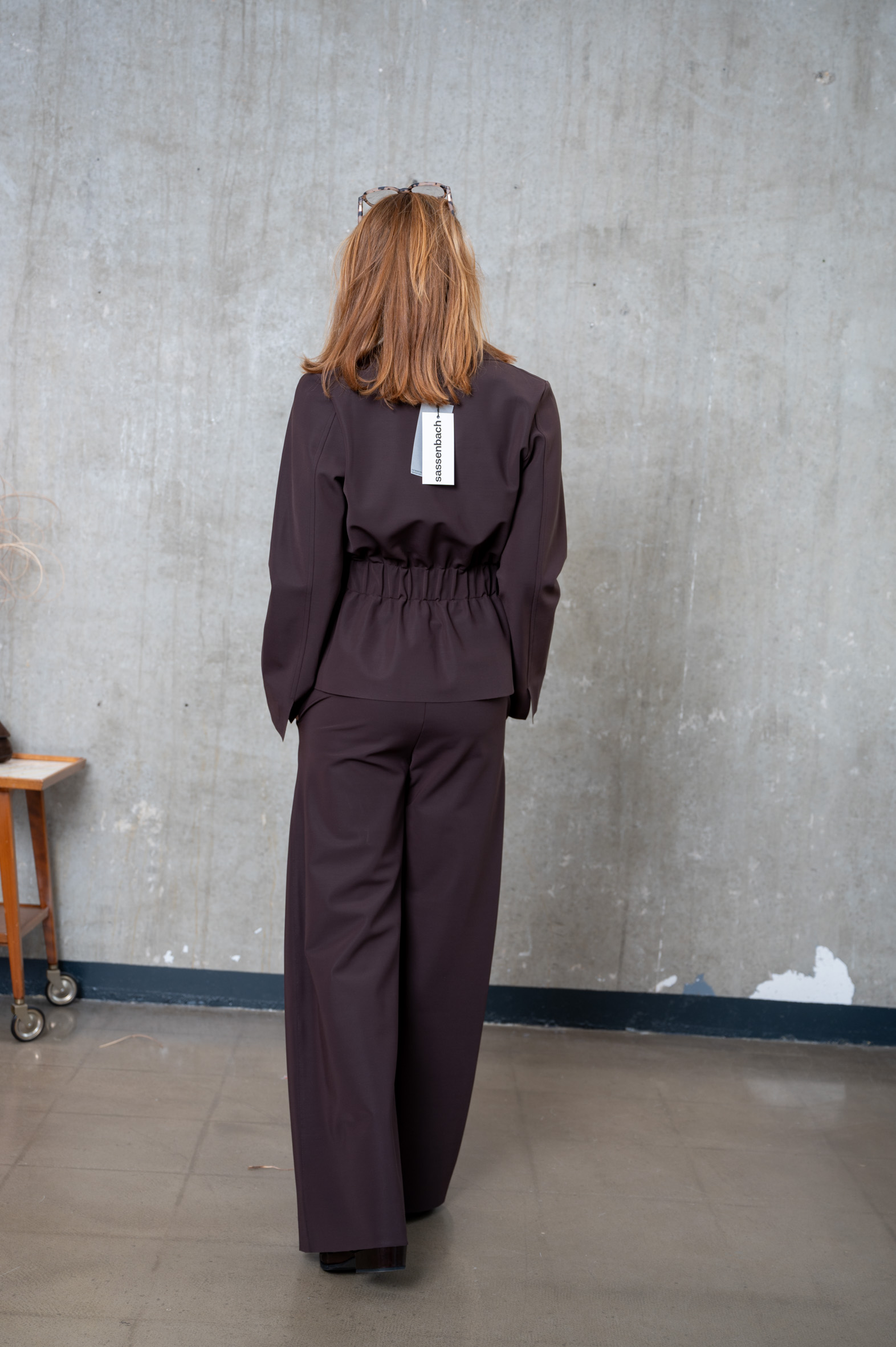 SASSENBACH_Style Jacke NATI schwarz & schoko