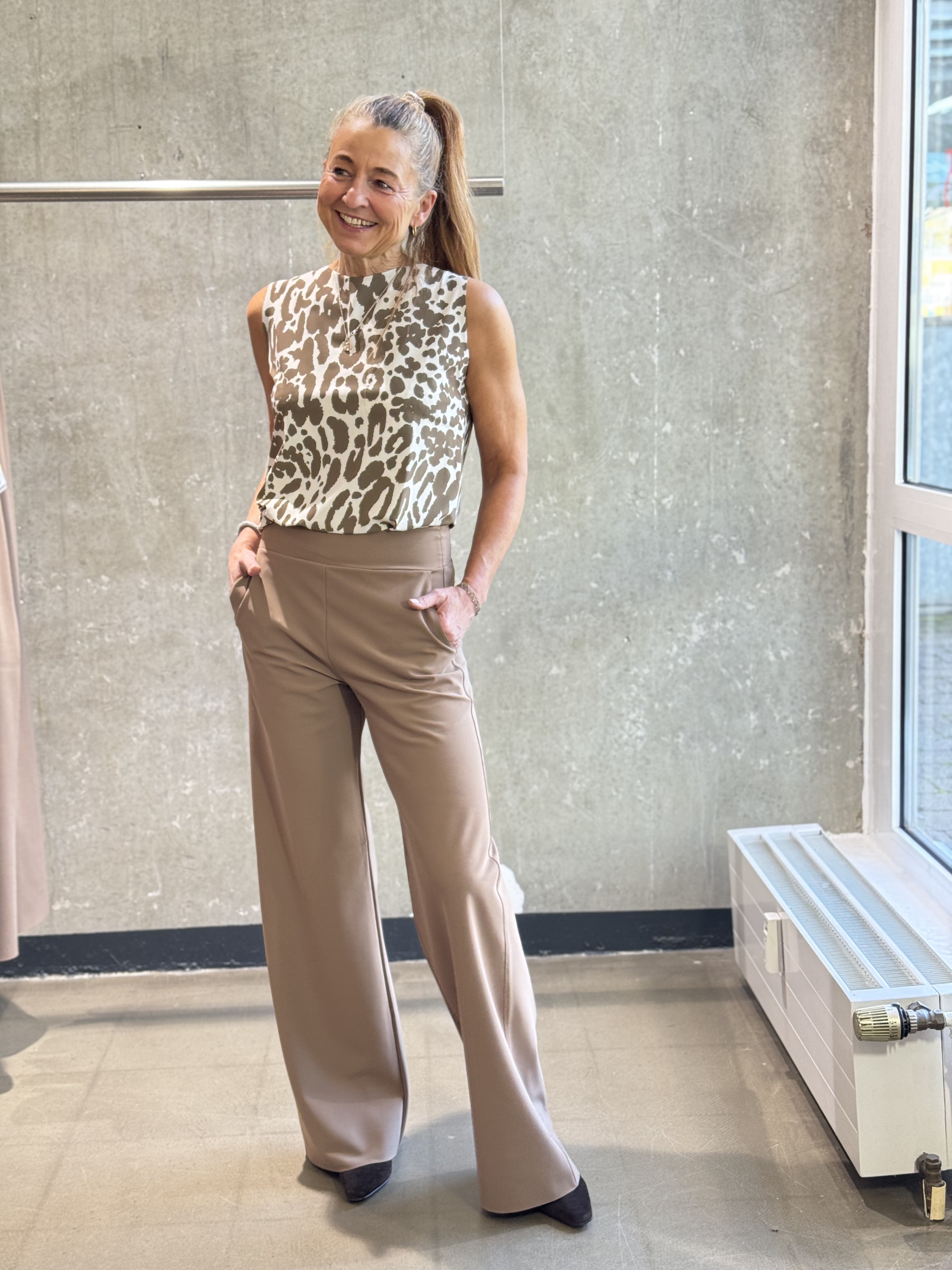SASSENBACH STYLE  Hose Margot Cappuccino 