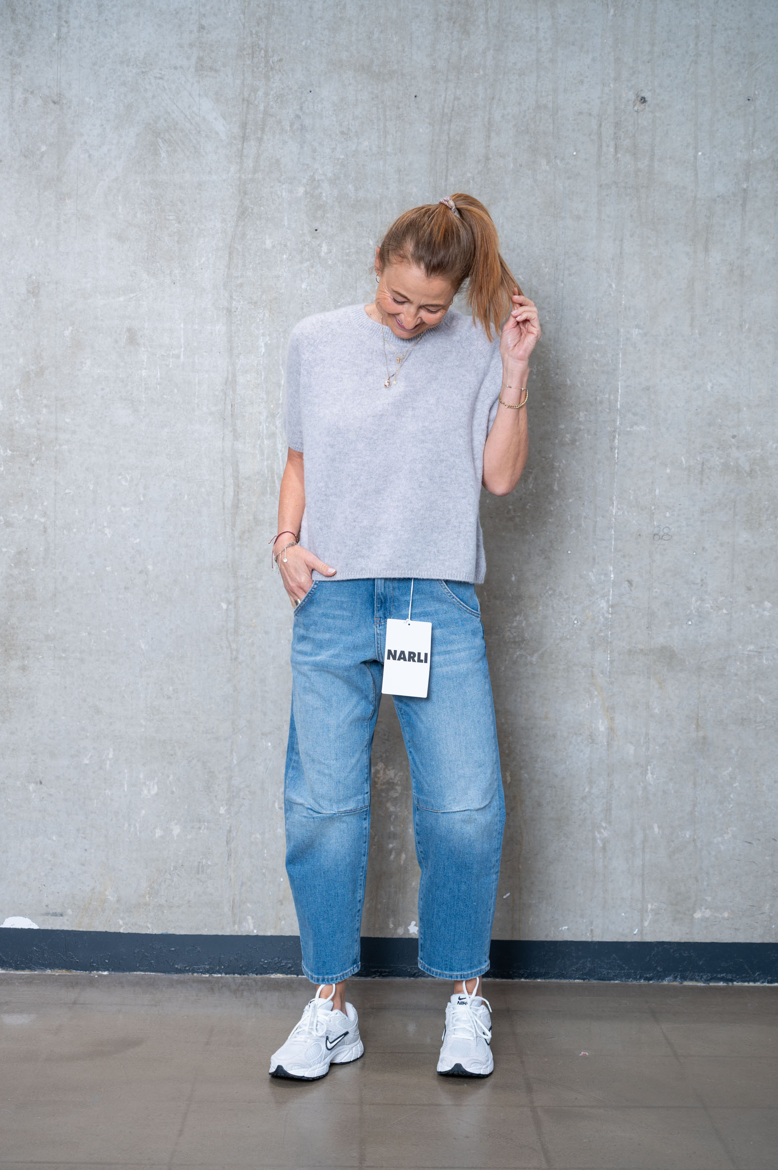 NARLI Kurzarm Pullover hin 3 Farben 37-154