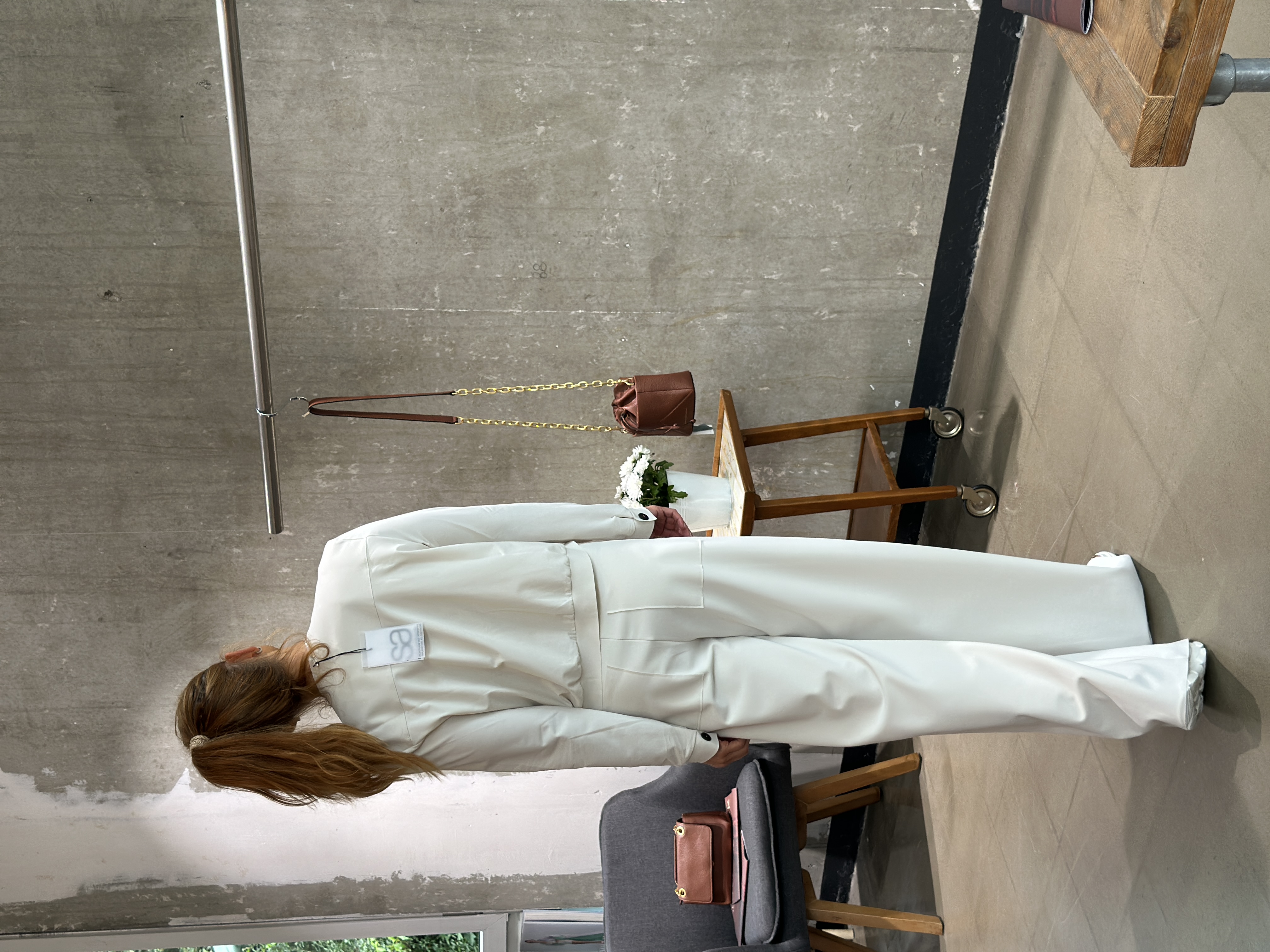 SASSENBACH_Style Hose Cordula kreide & weiss