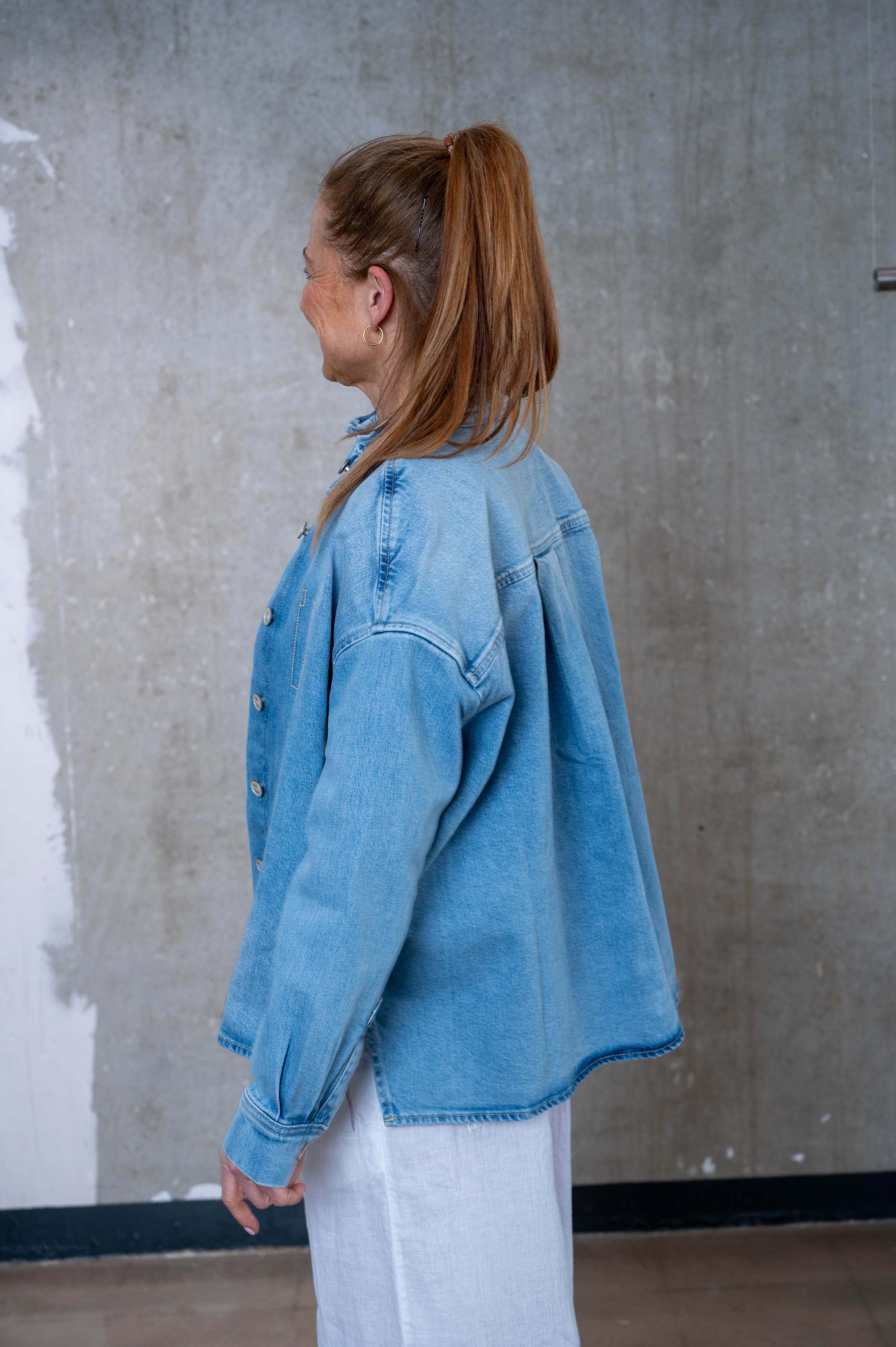 SASSENBACH_Style Jacke HANNA 342 blau & schwarz