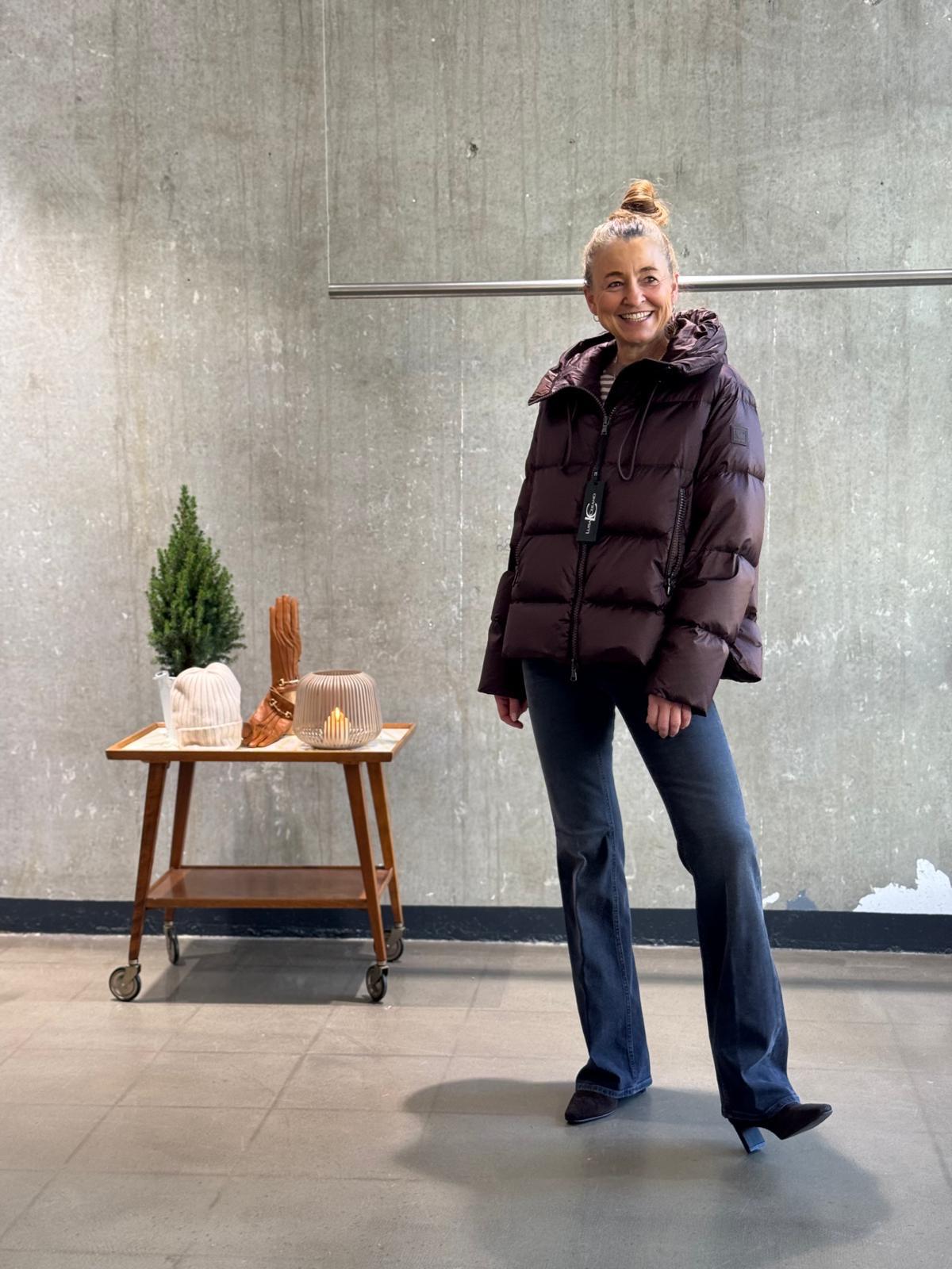 LUISA CERAMO Daunenjacke espresso