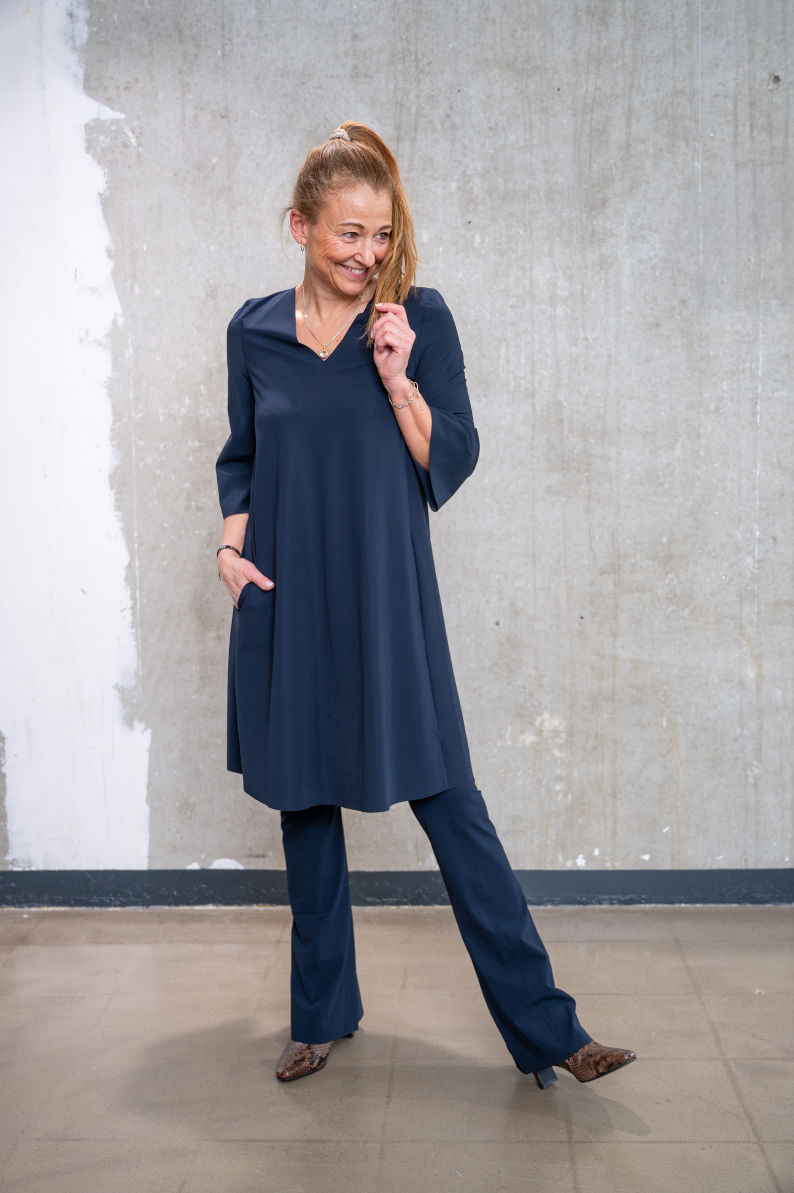SASSENBACH_Style Kleid MAGNOLIA 342 nightblue
