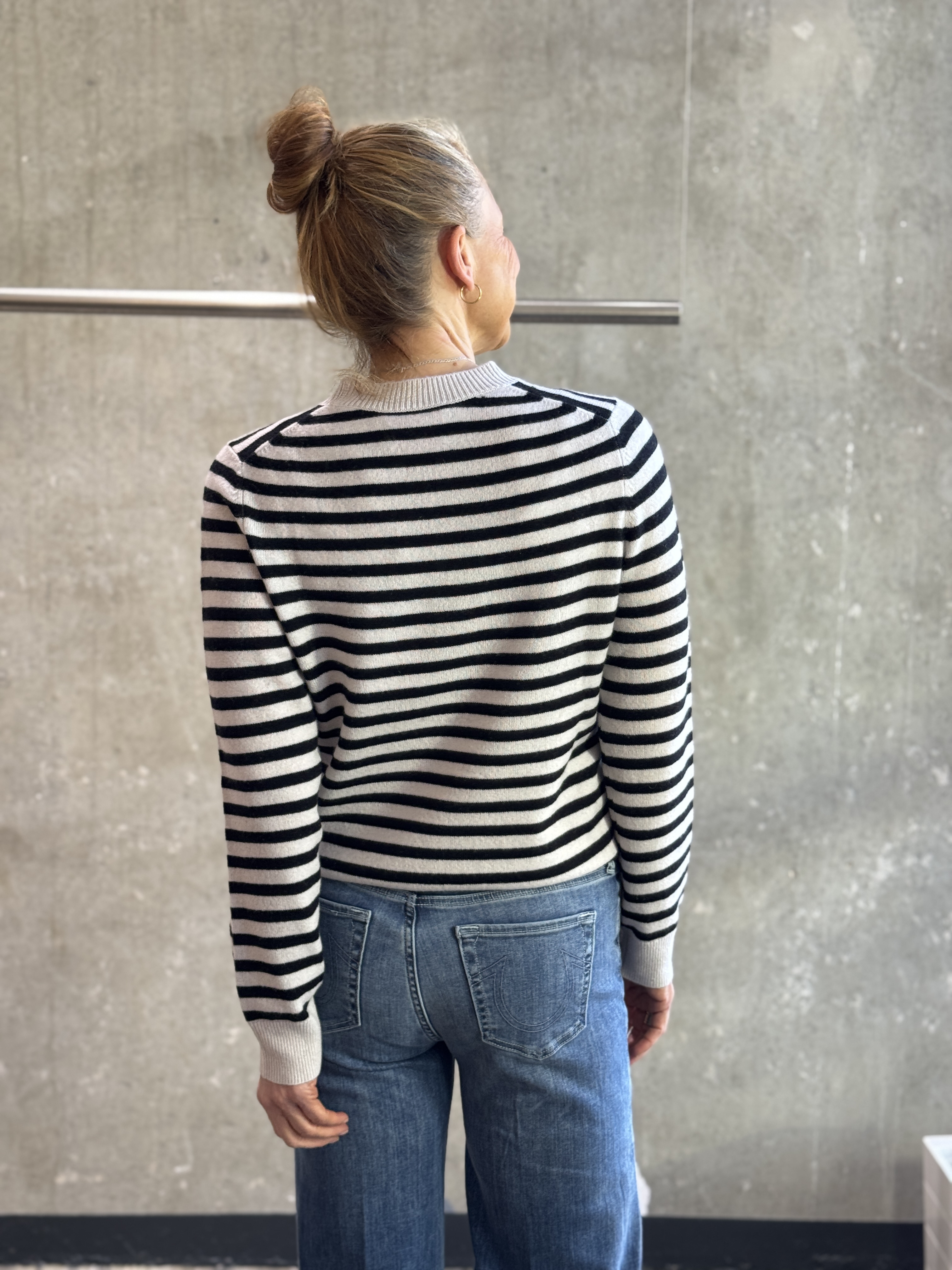 LOVE FUTURE Pullover Ringel