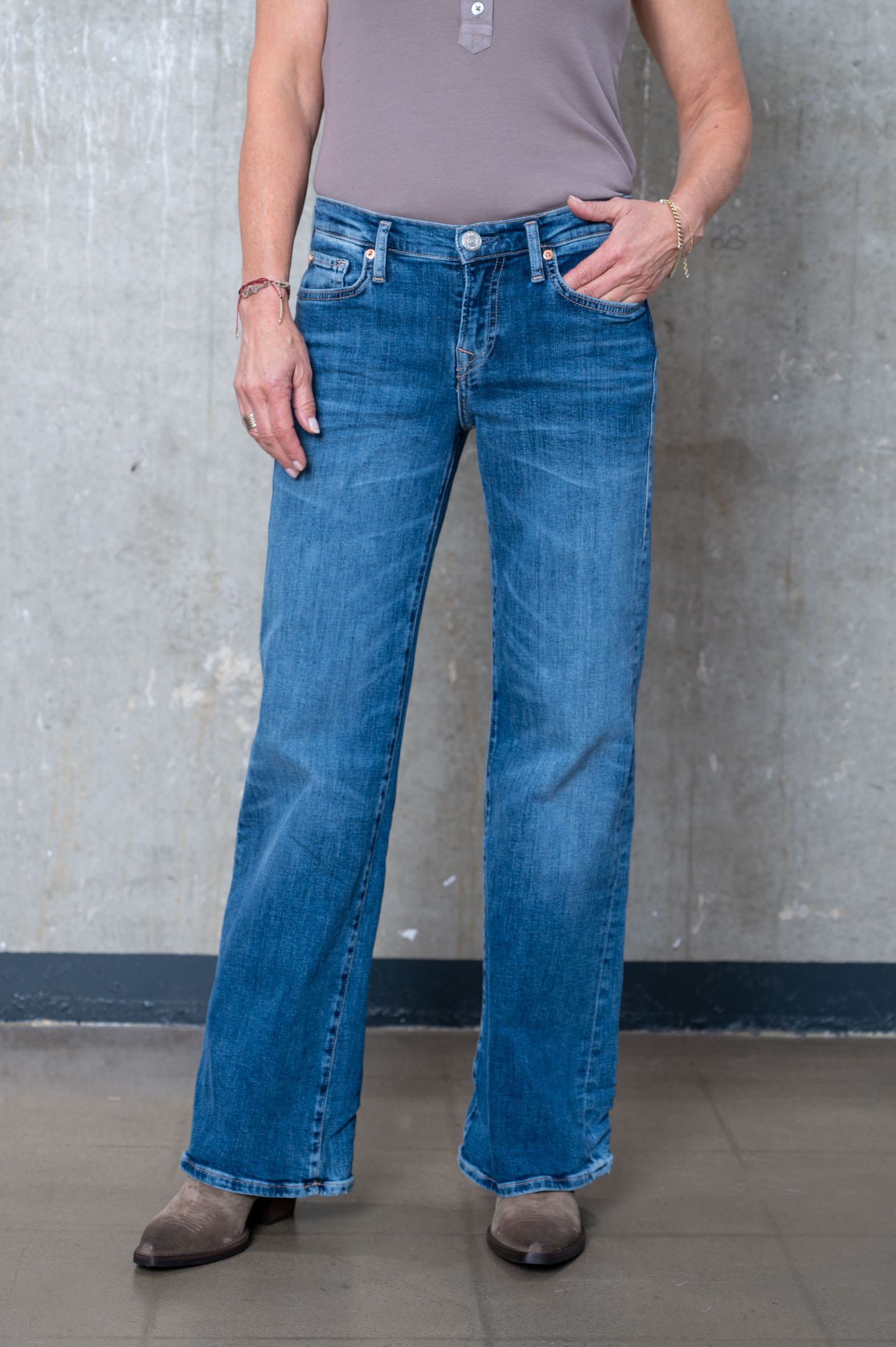 TRUE RELIGION Jeans SOPHIE Bootcut blau