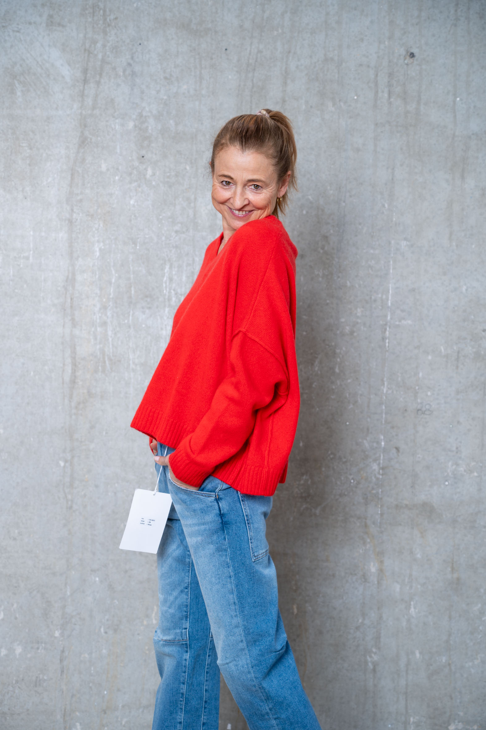 NARLI V-Pullover in 3 Farben 37-159 