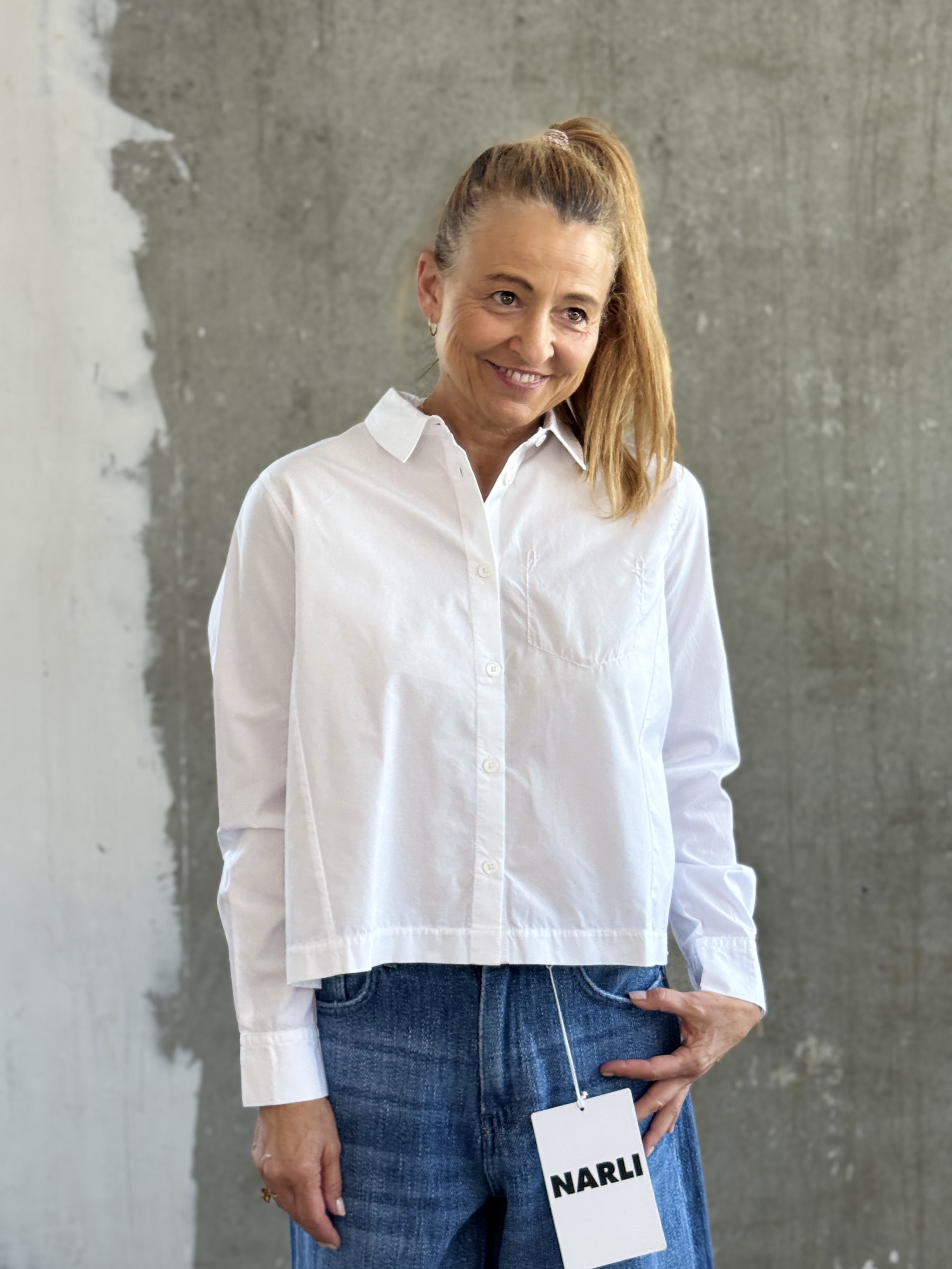 NARLI Bluse weiss 37-895