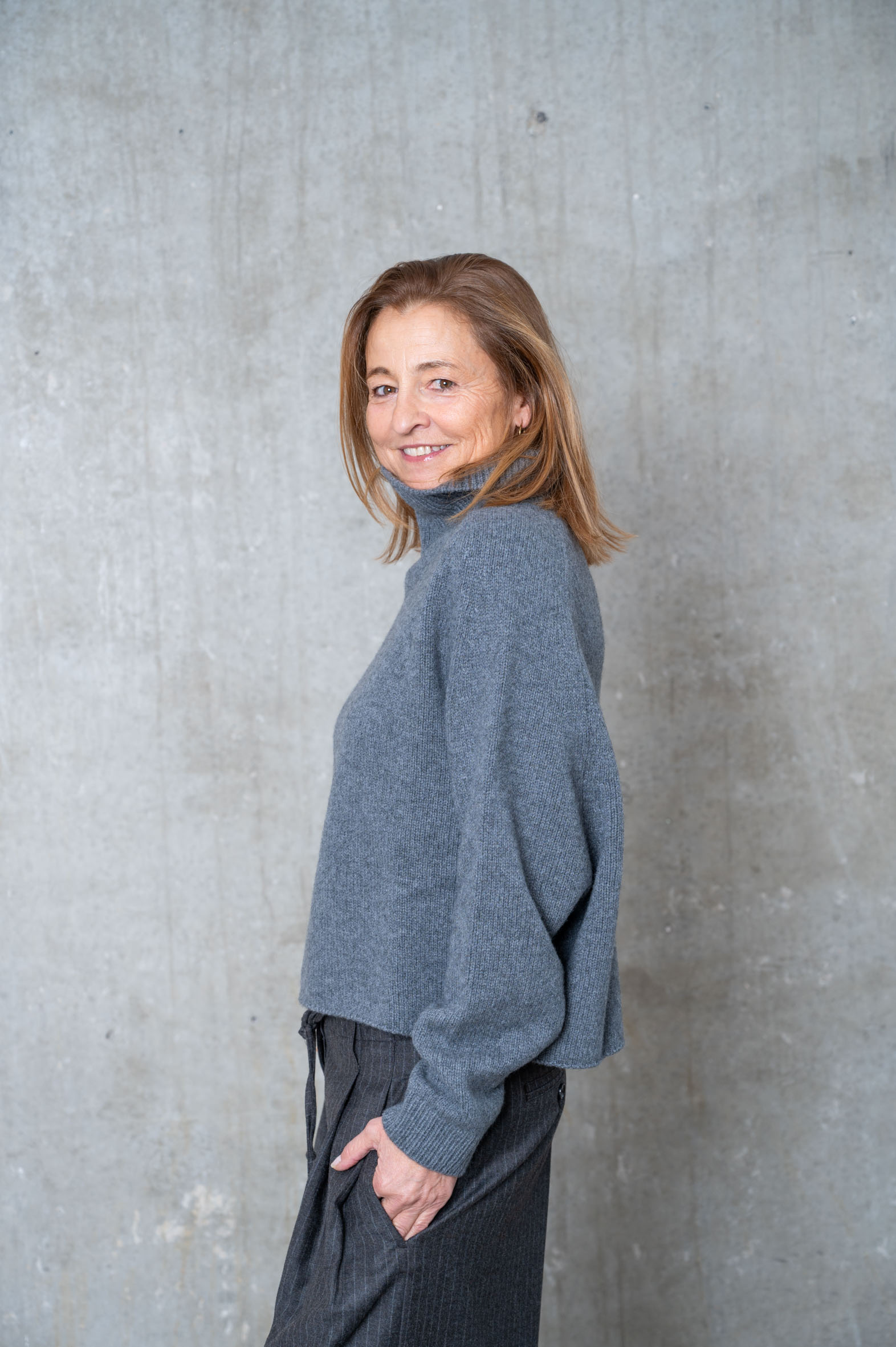 NARLI Rollkragen Pullover flannel