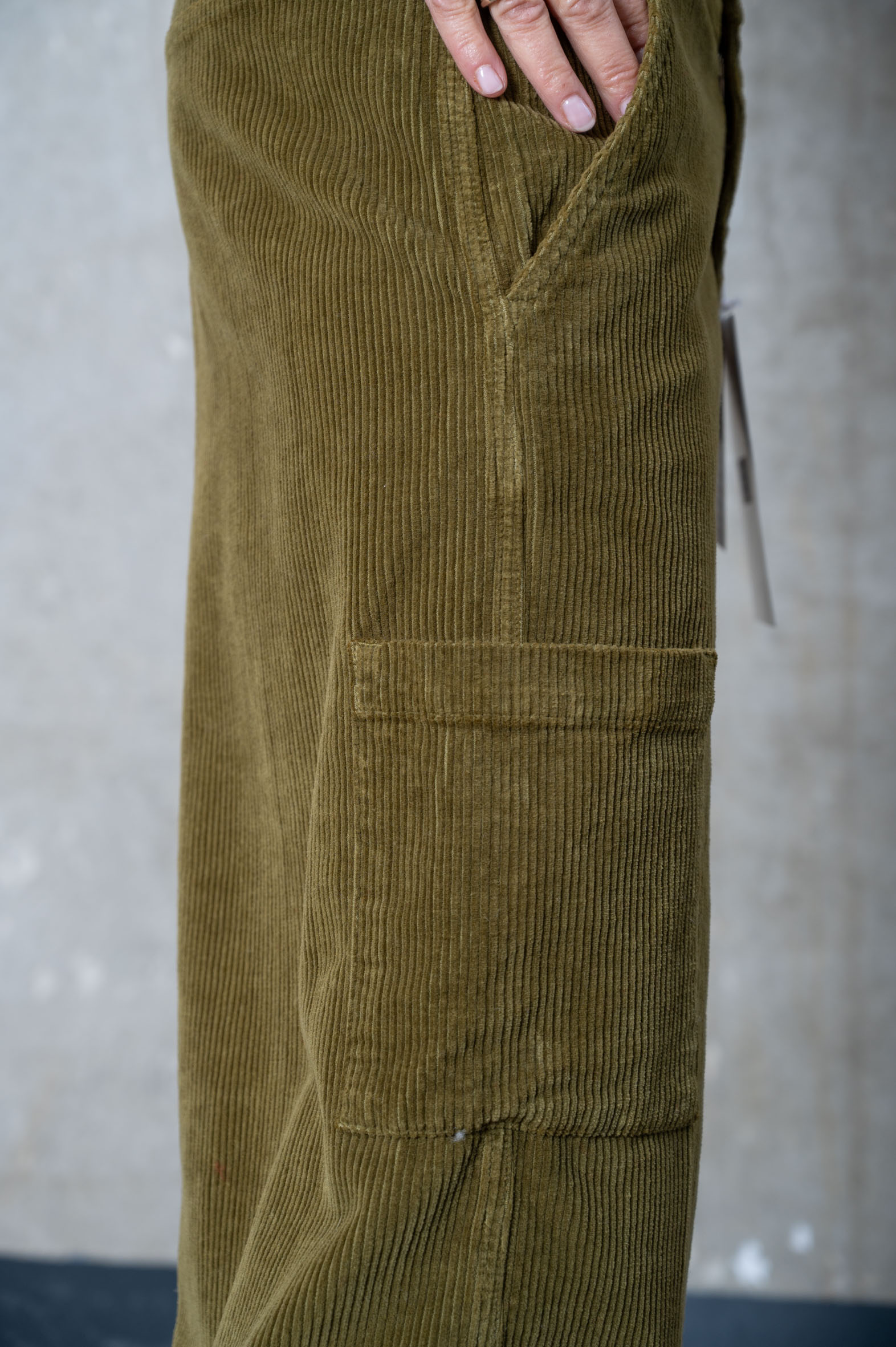 NARLI CARGO-Cord-Hose night & khaki 38-800 
