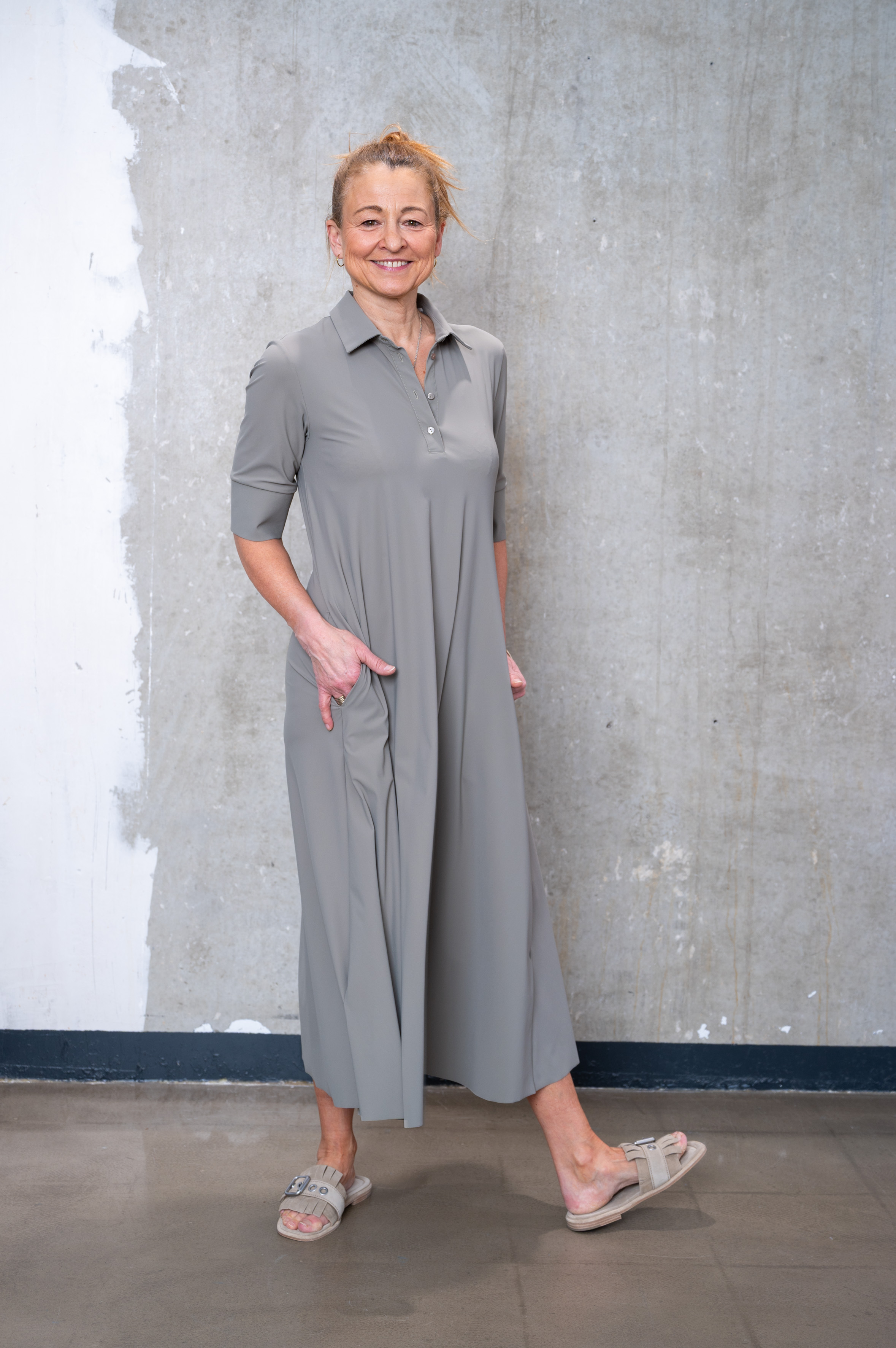 Floer Polo-Dress in 3 Farben