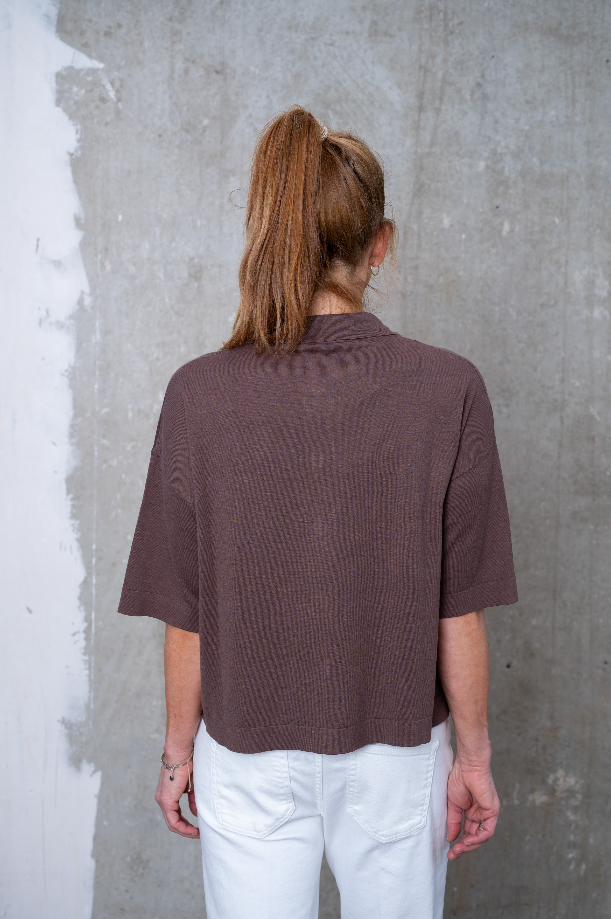 HANDMADE Cardigan schoko