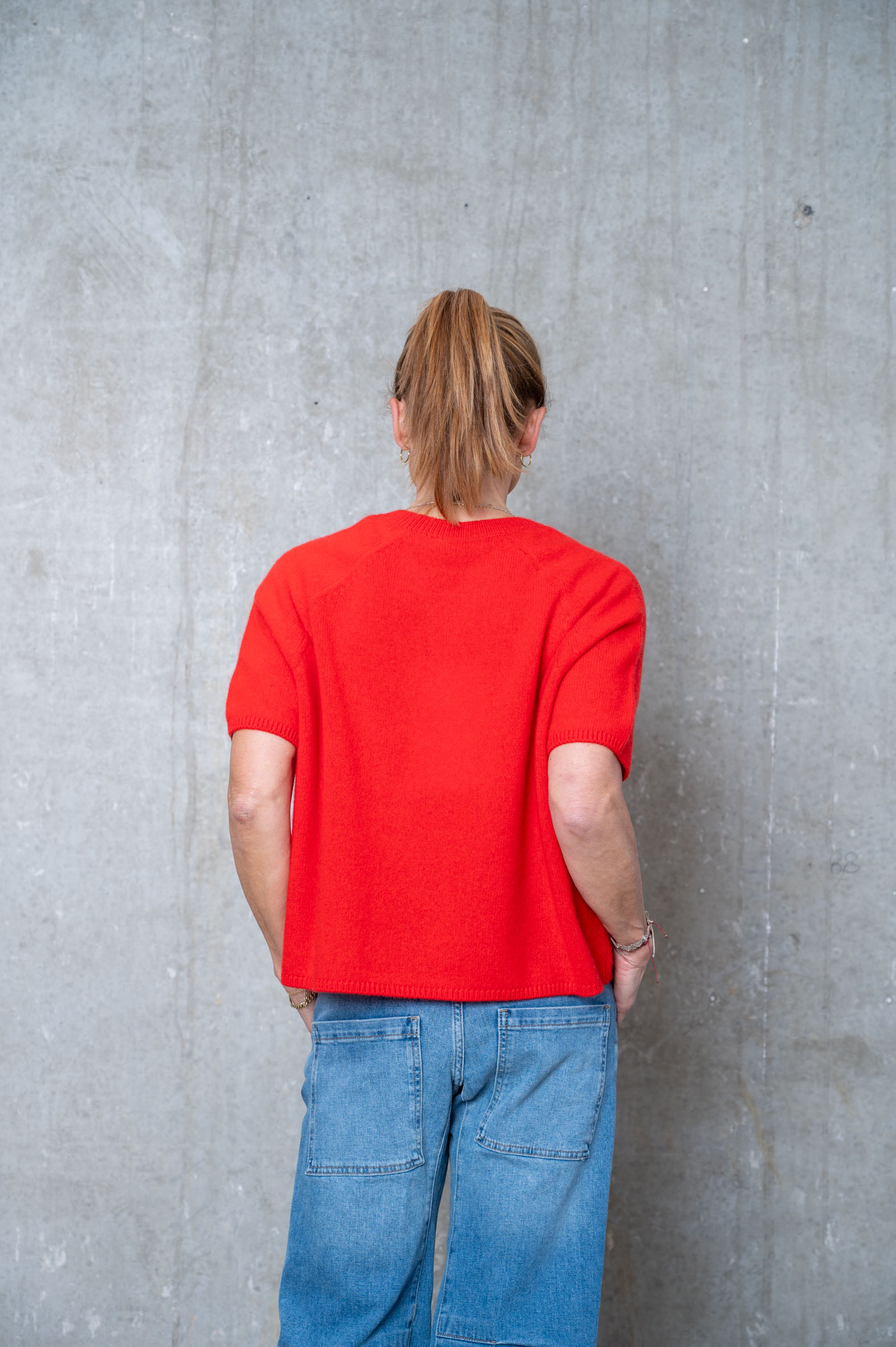 NARLI Kurzarm Pullover hin 3 Farben 37-154