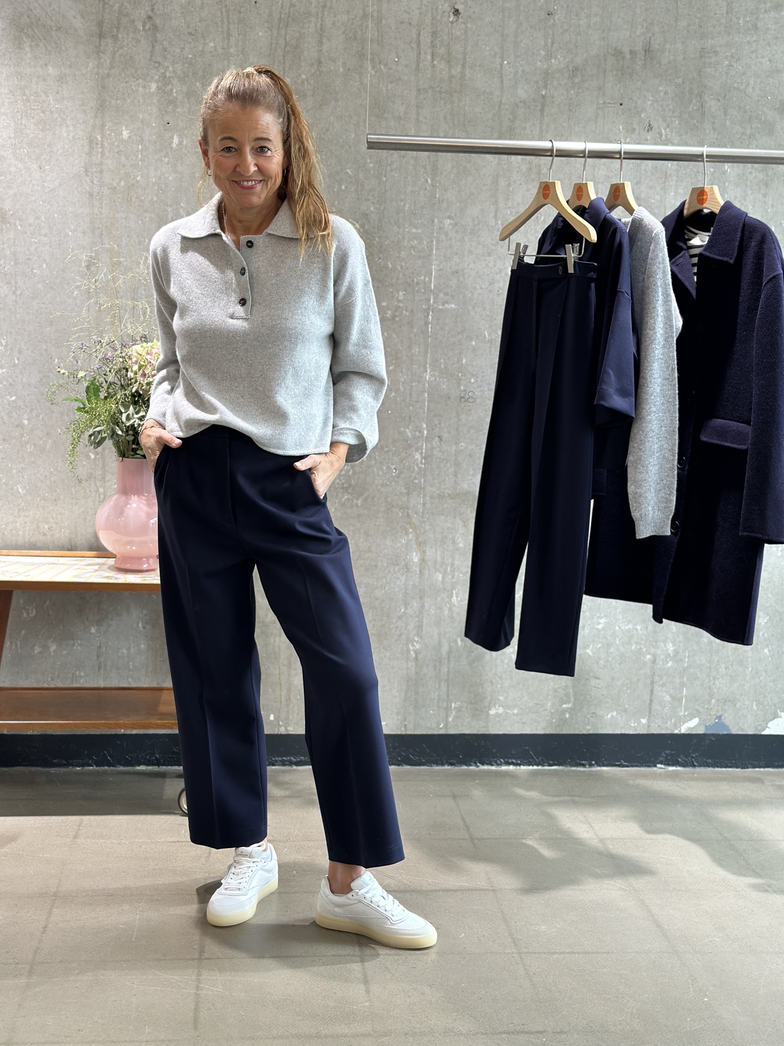 LIVIANA CONTI Hose blau 