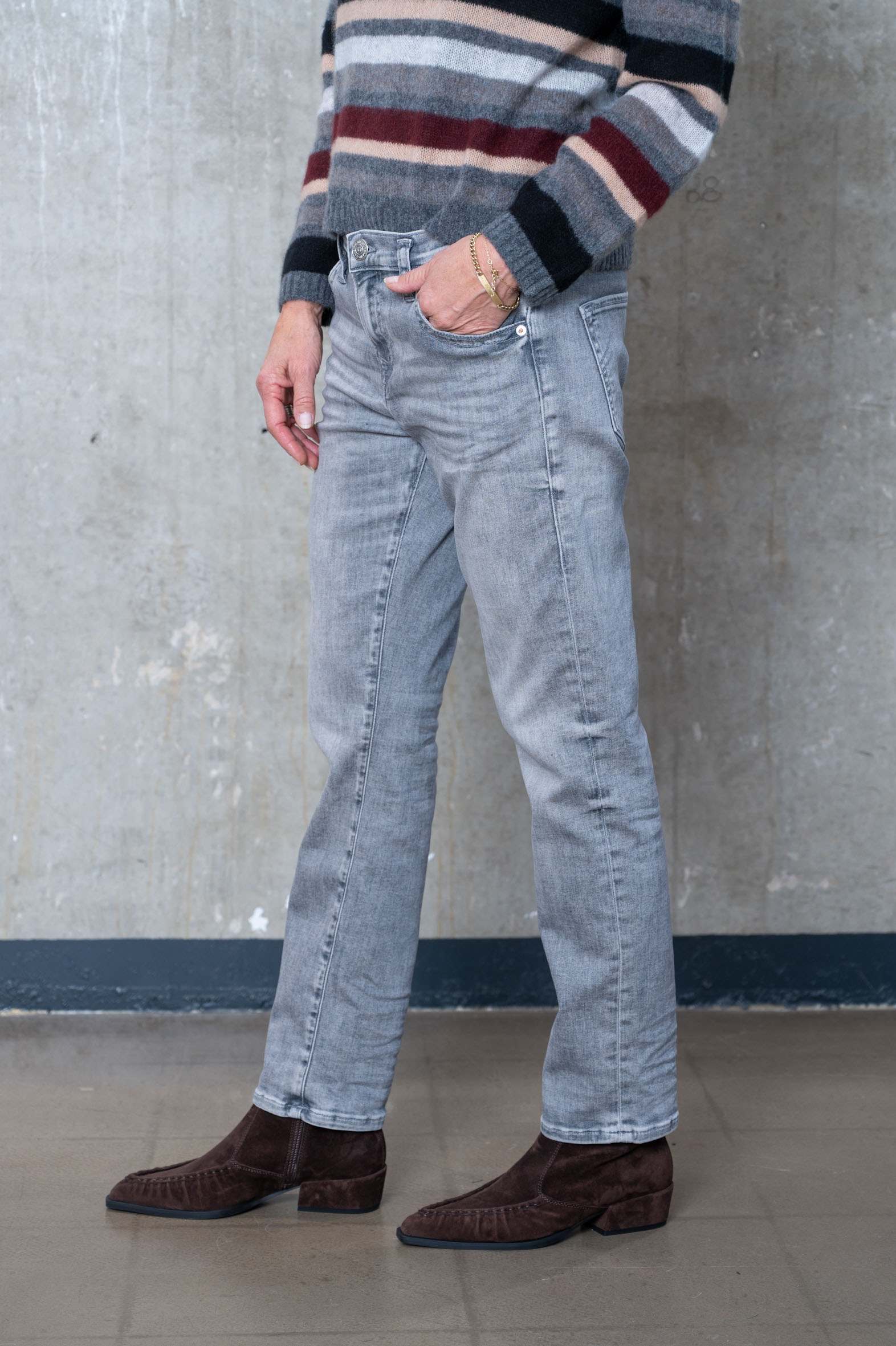 TRUE RELIGION Jeans LIV Boyfriend grey