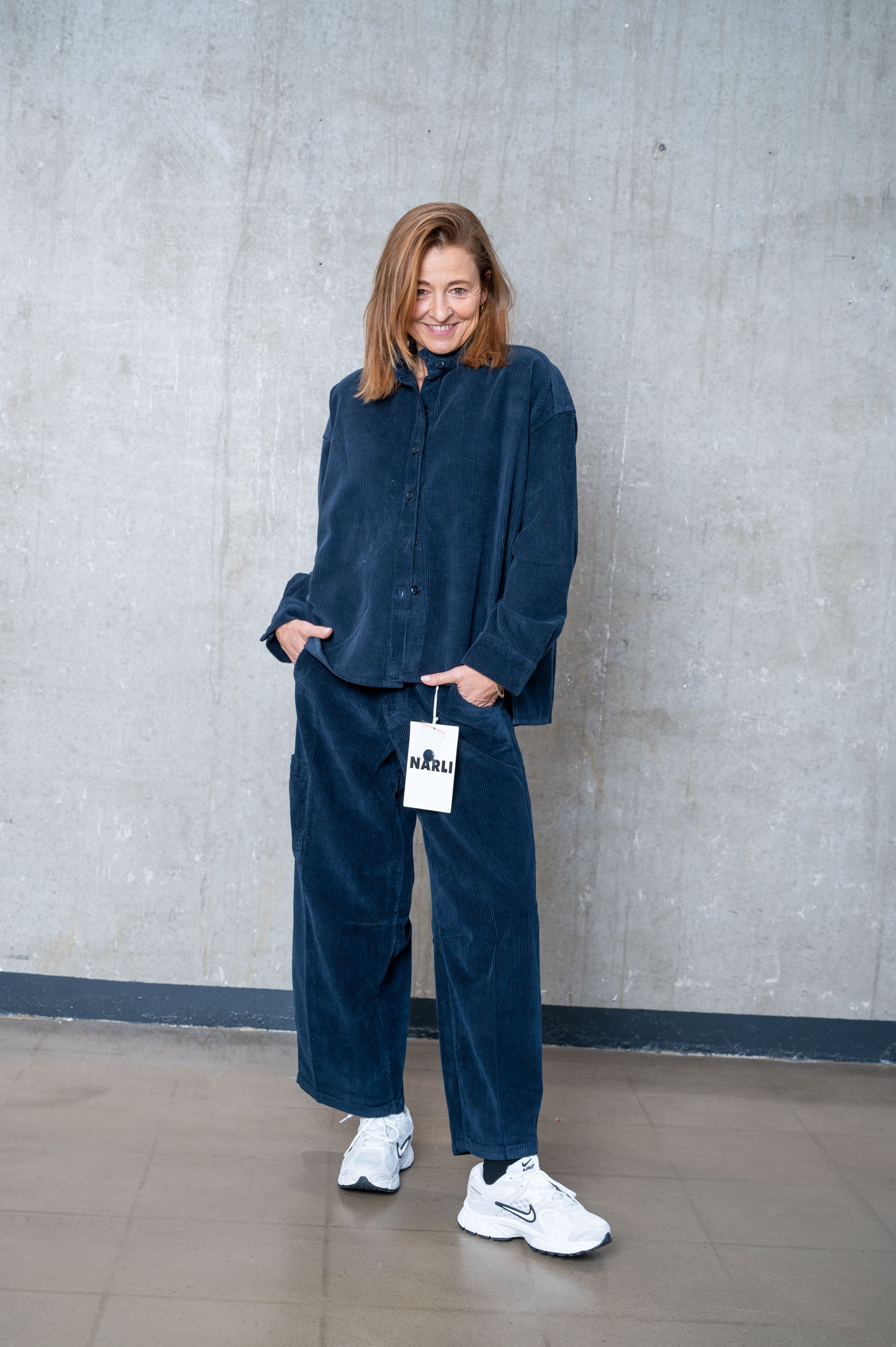 NARLI CARGO-Cord-Hose night & khaki 38-800 