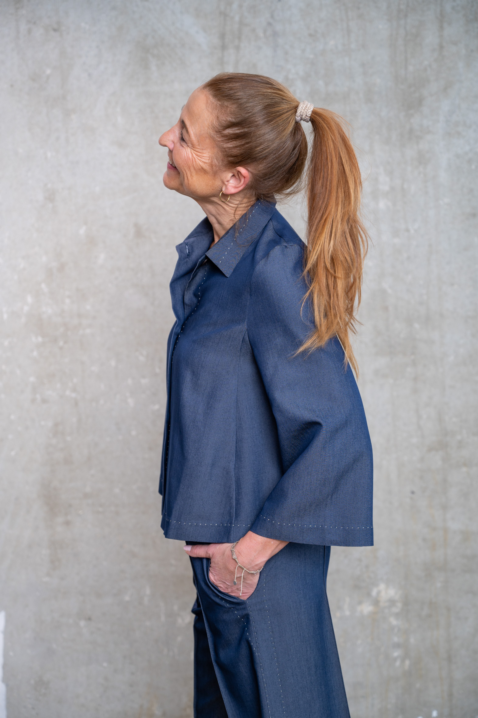 SASSENBACH_Style Bluse JINDRA tenceldenim