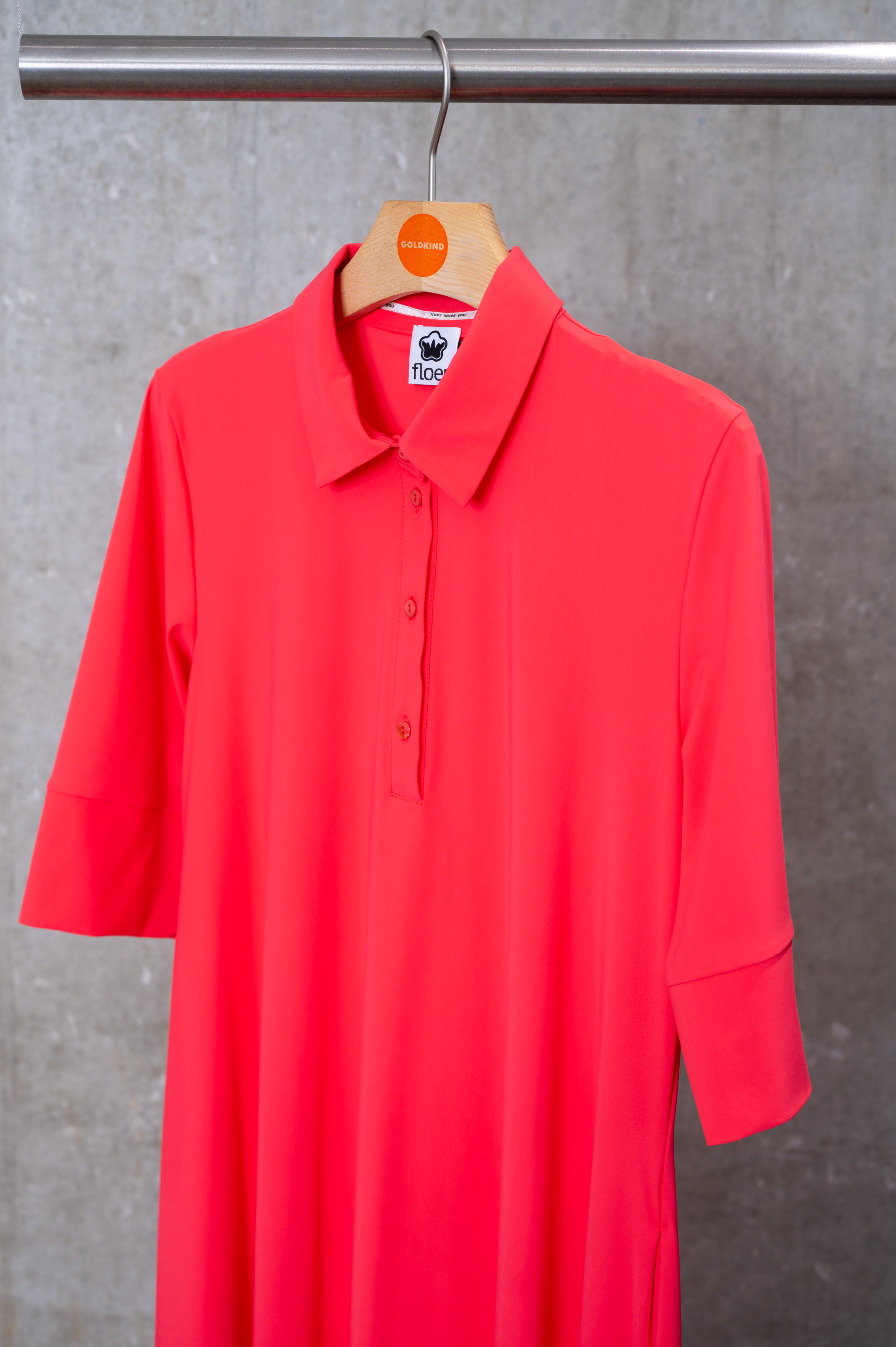 Floer Polo-Dress in 3 Farben
