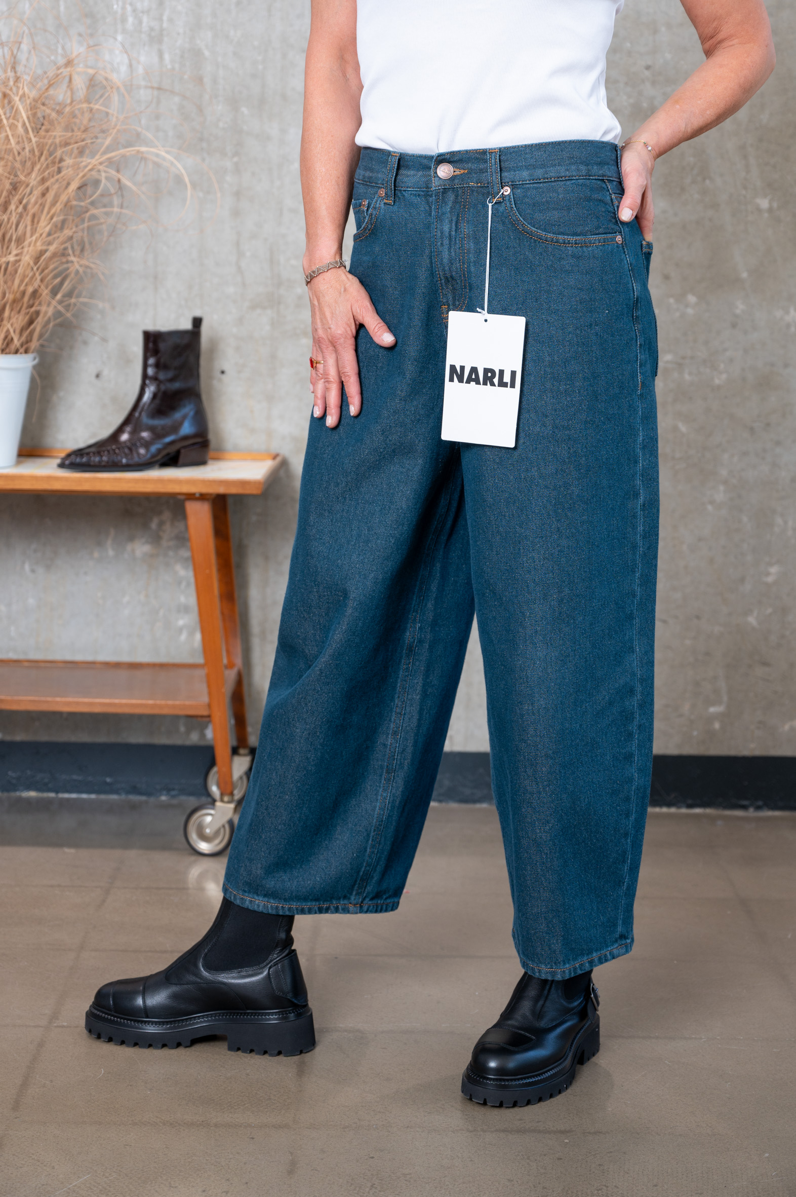 NARLI Jeans Worker green-blue